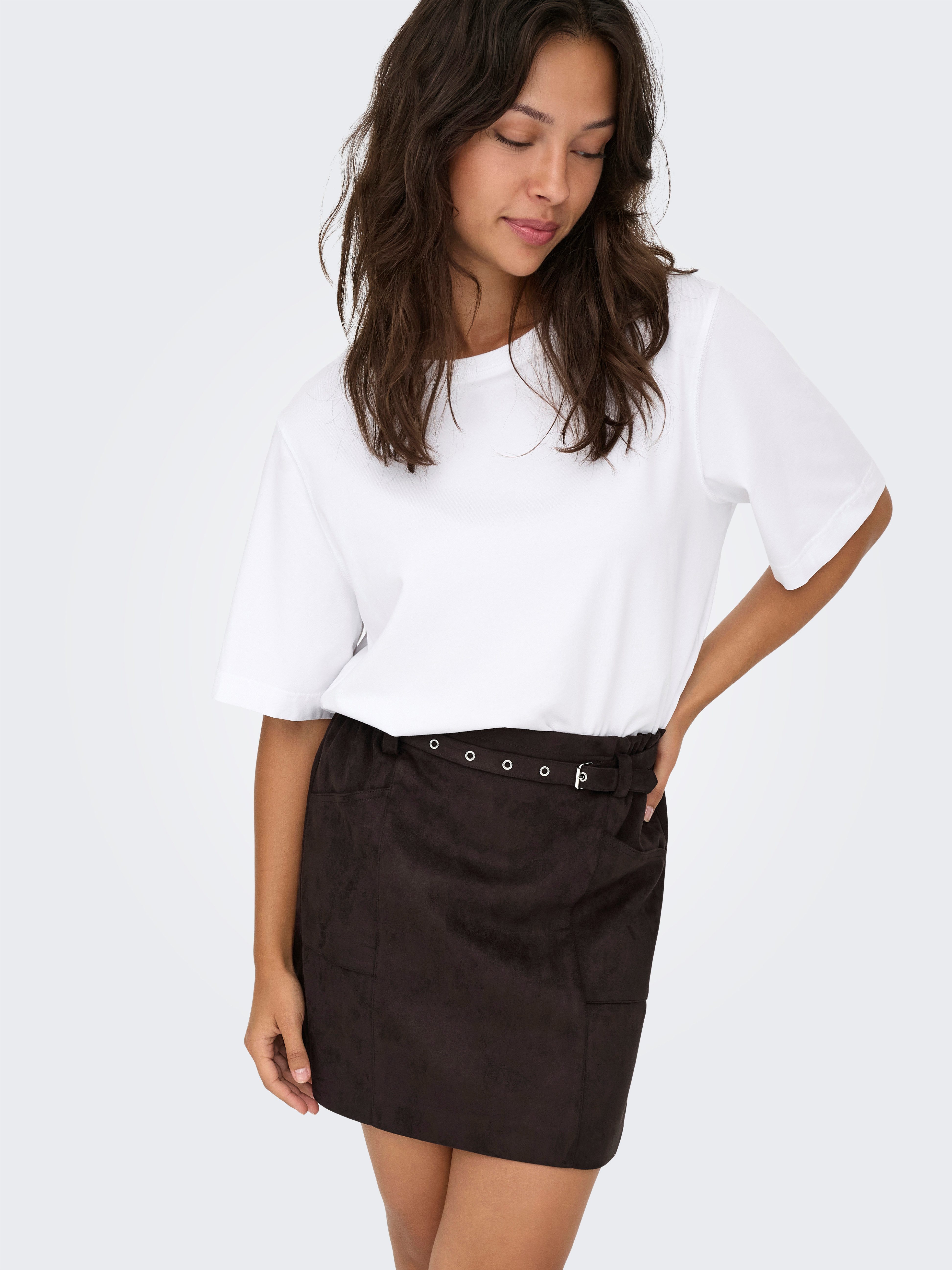 Only Minirok ONLDIANE HEIDI LIFE FAUX SUEDE SKIRT OTW