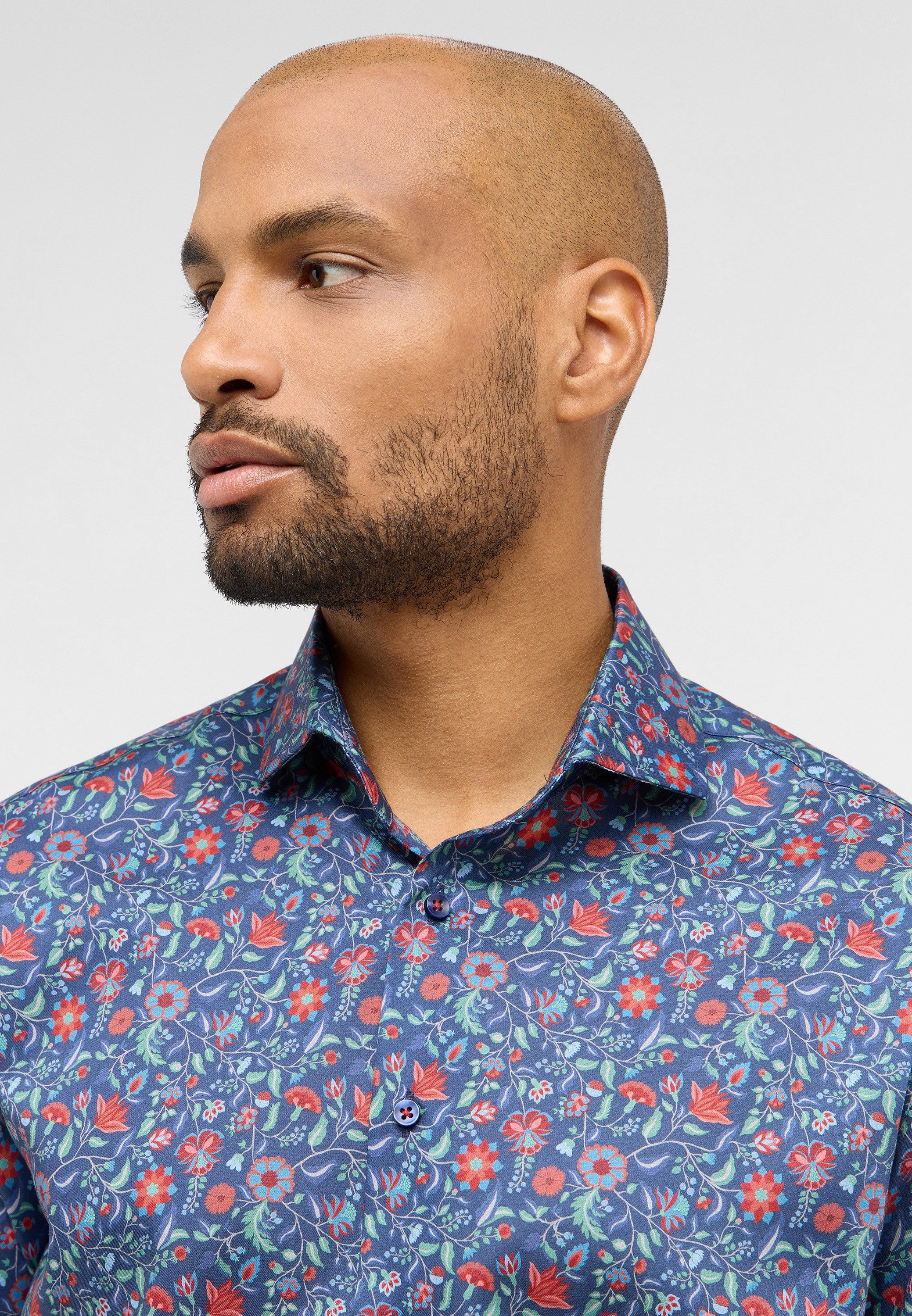 Eterna Overhemd met lange mouwen MODERN FIT NON IRON (strijkvrij)