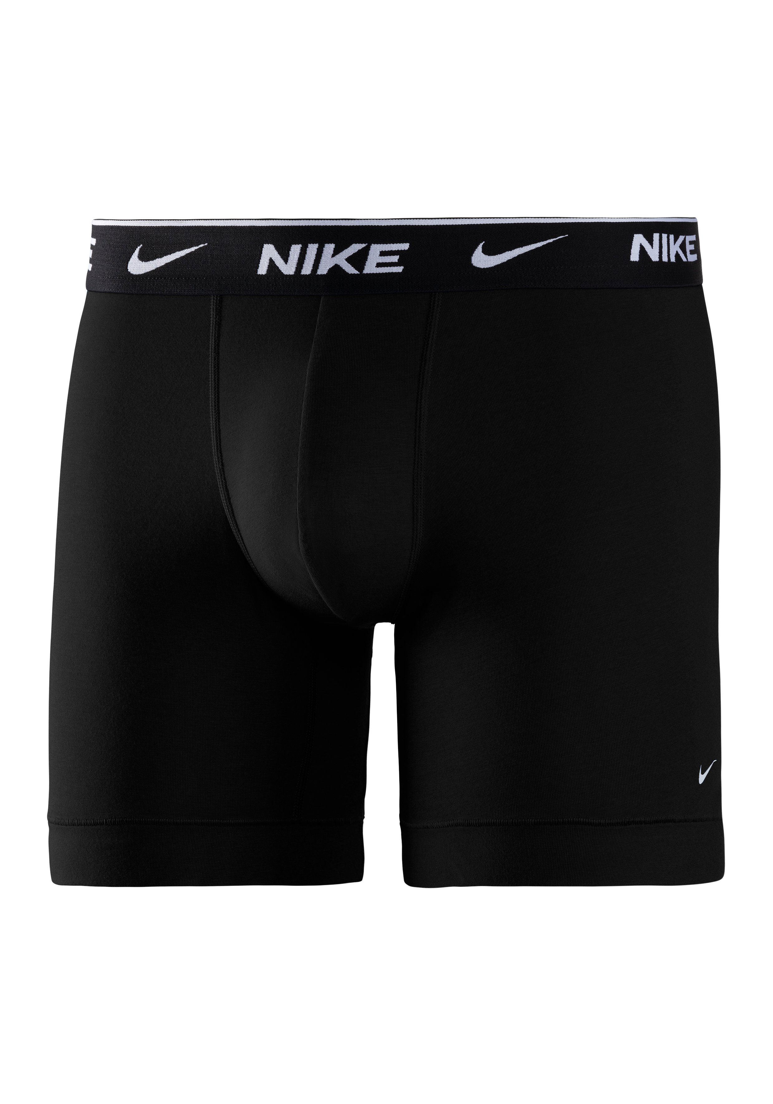 NIKE Underwear Boxershort BOXER BRIEF 3PK met bijzonder lange pijpen en nike logo-elastiek (3 stuks)