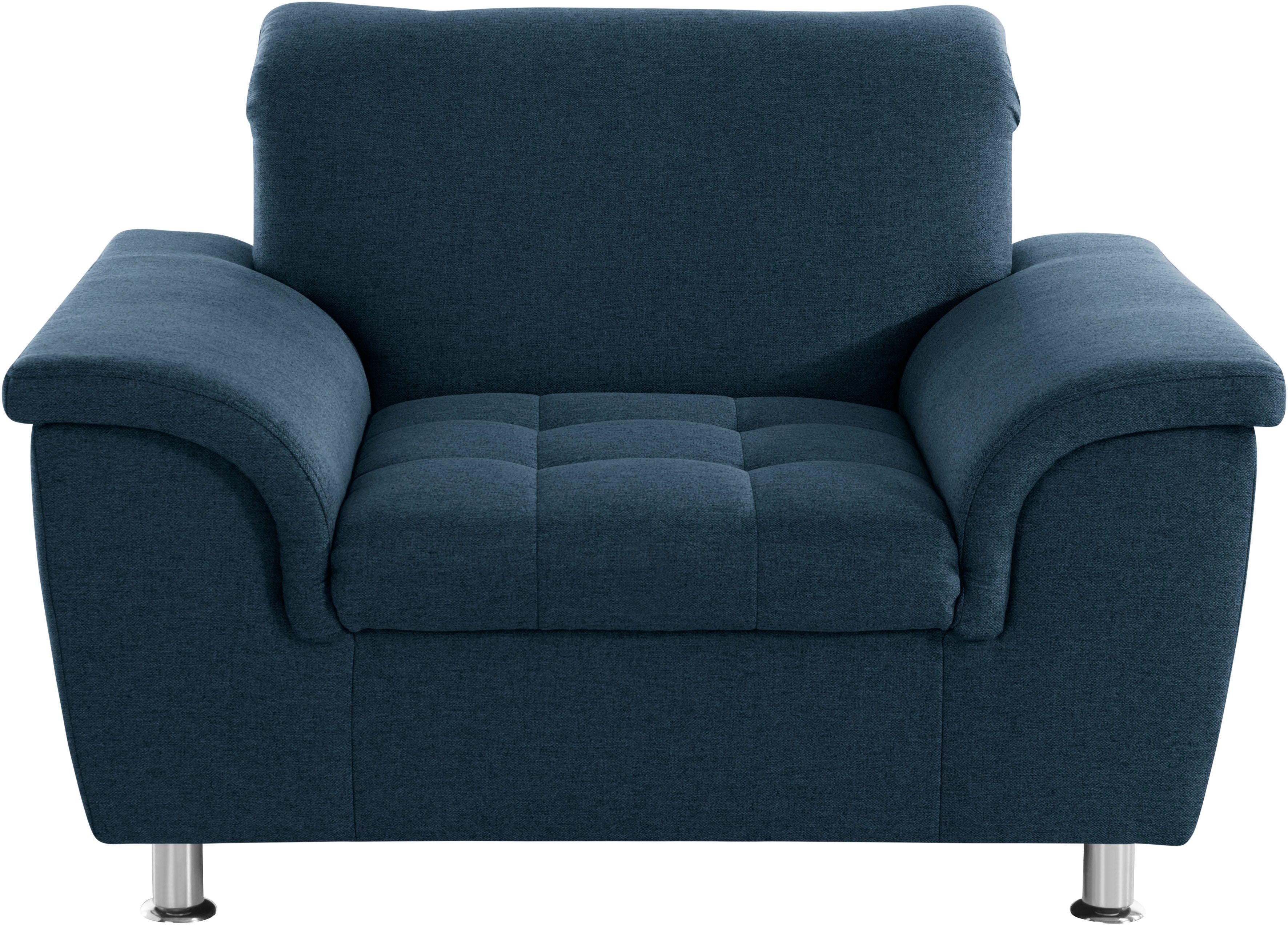 DOMO collection Fauteuil Franzi, tijdloos en elegant, moderne zittingstikking