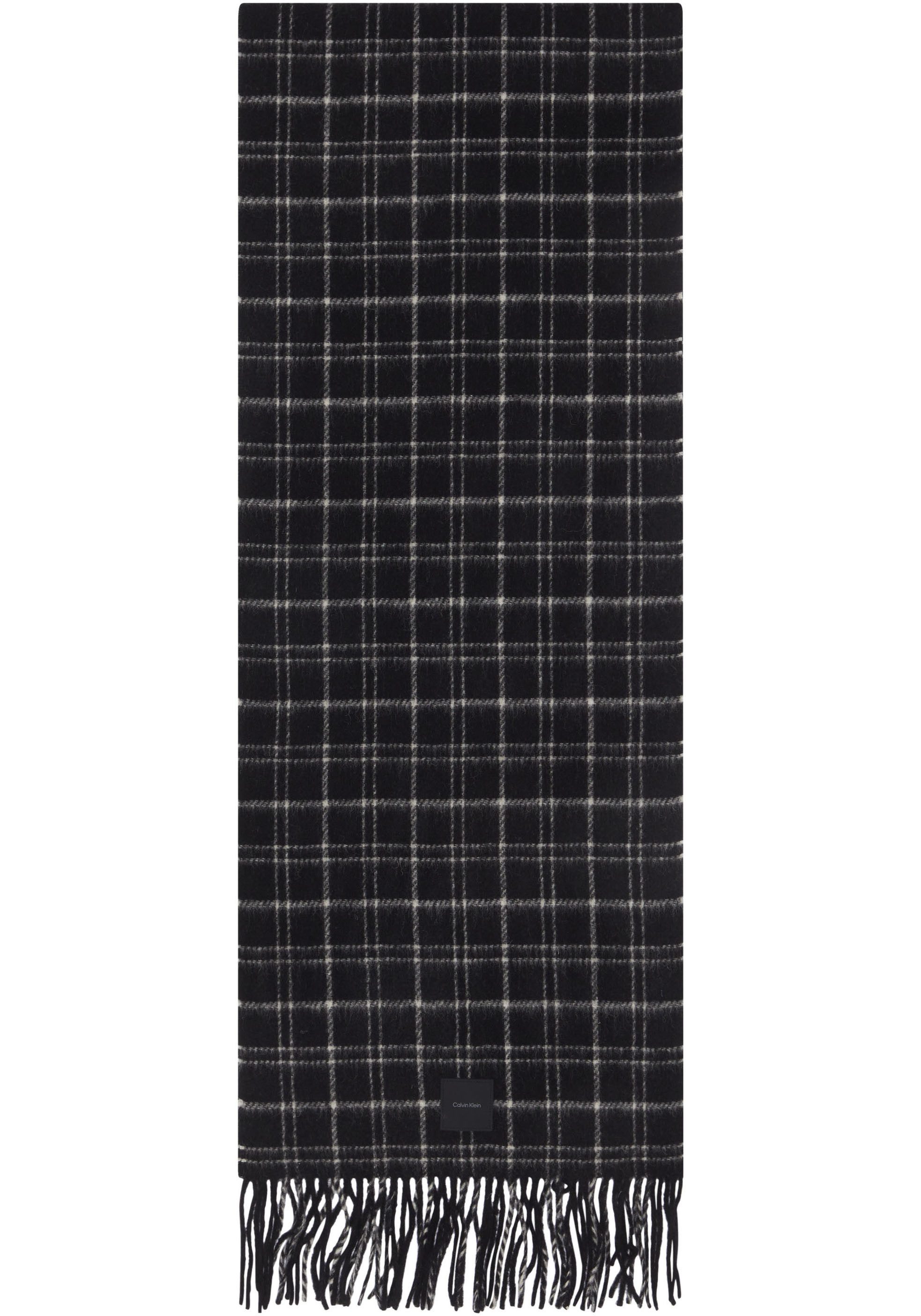 Calvin Klein Sjaal MINI CHECK WOOL SCARF