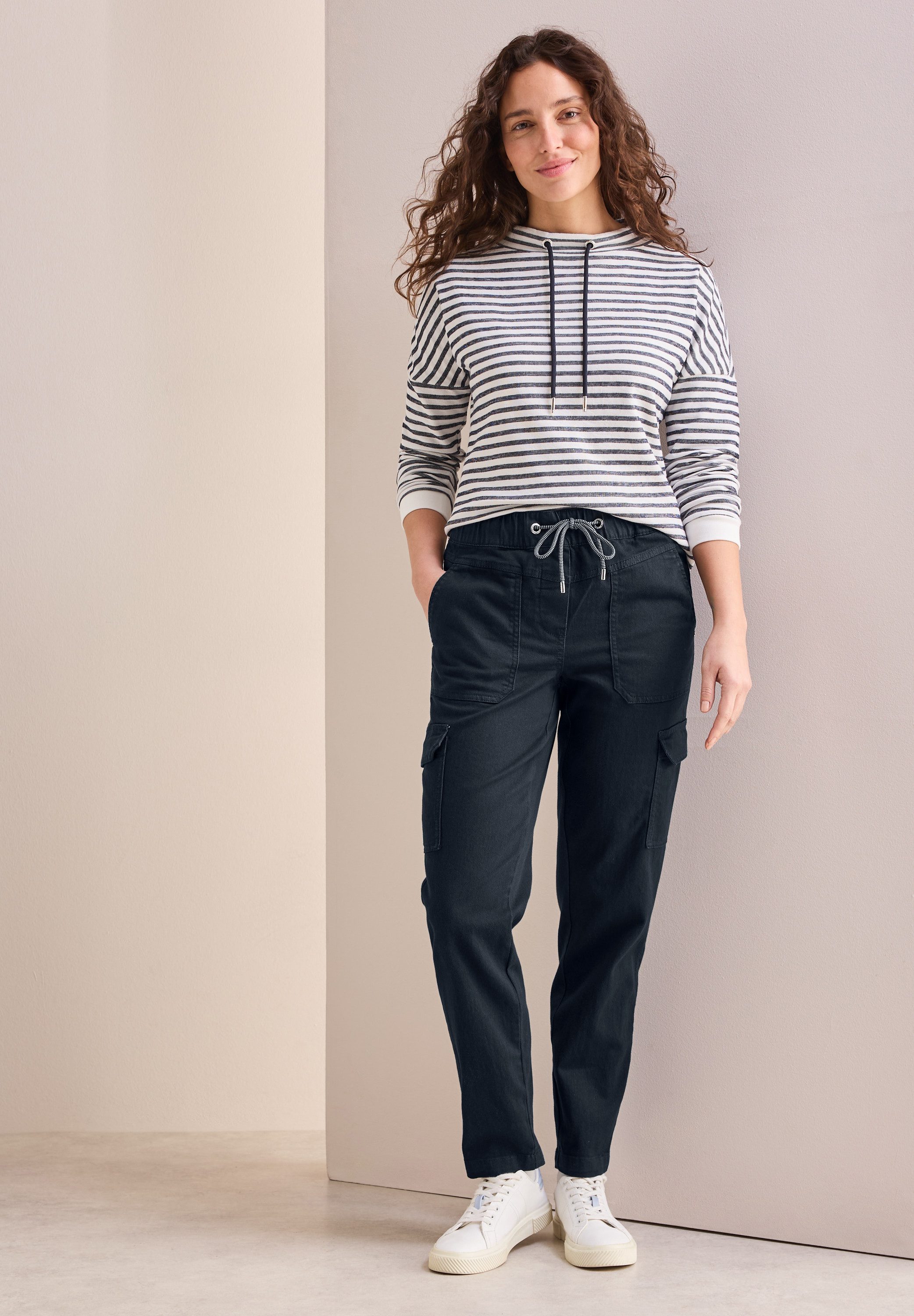 Cecil Cargobroek Chelsea met elastische taille
