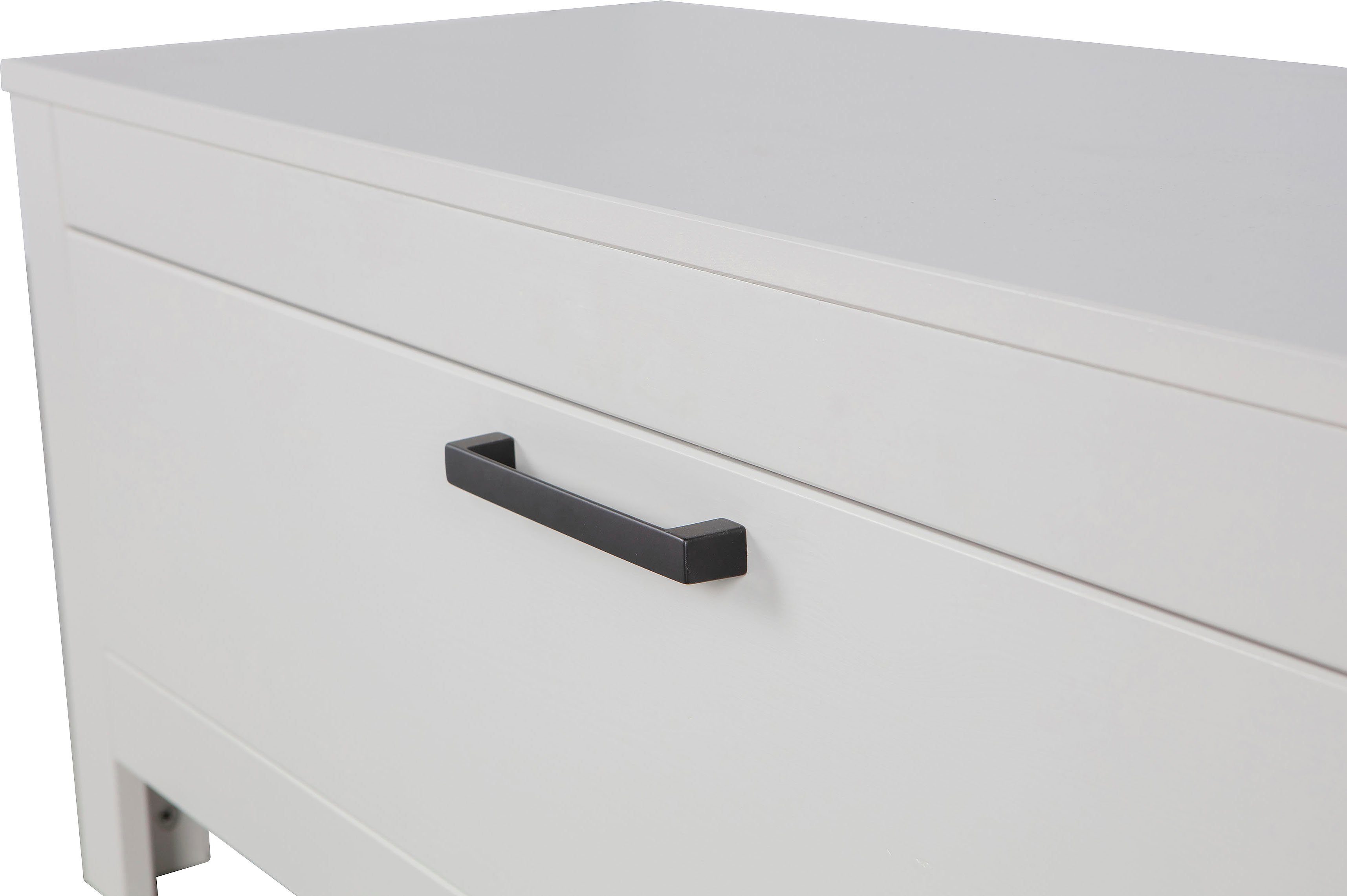 WOOOD Tv-meubel Bonk TV-dressoir van dennenhout, 1 klep, h 45 cm x b 120 cm