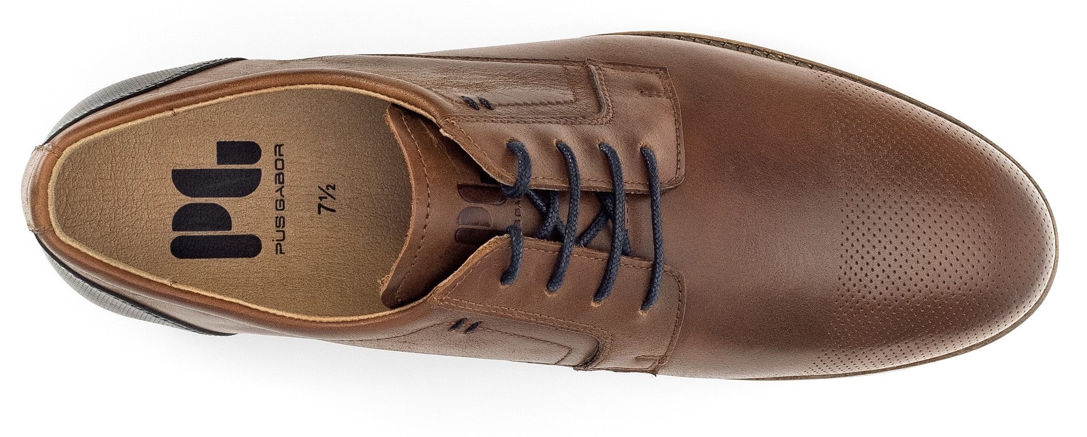 Pius Gabor Veterschoenen , blokhak, feest schoen, business schoen g-breedte (=breed)