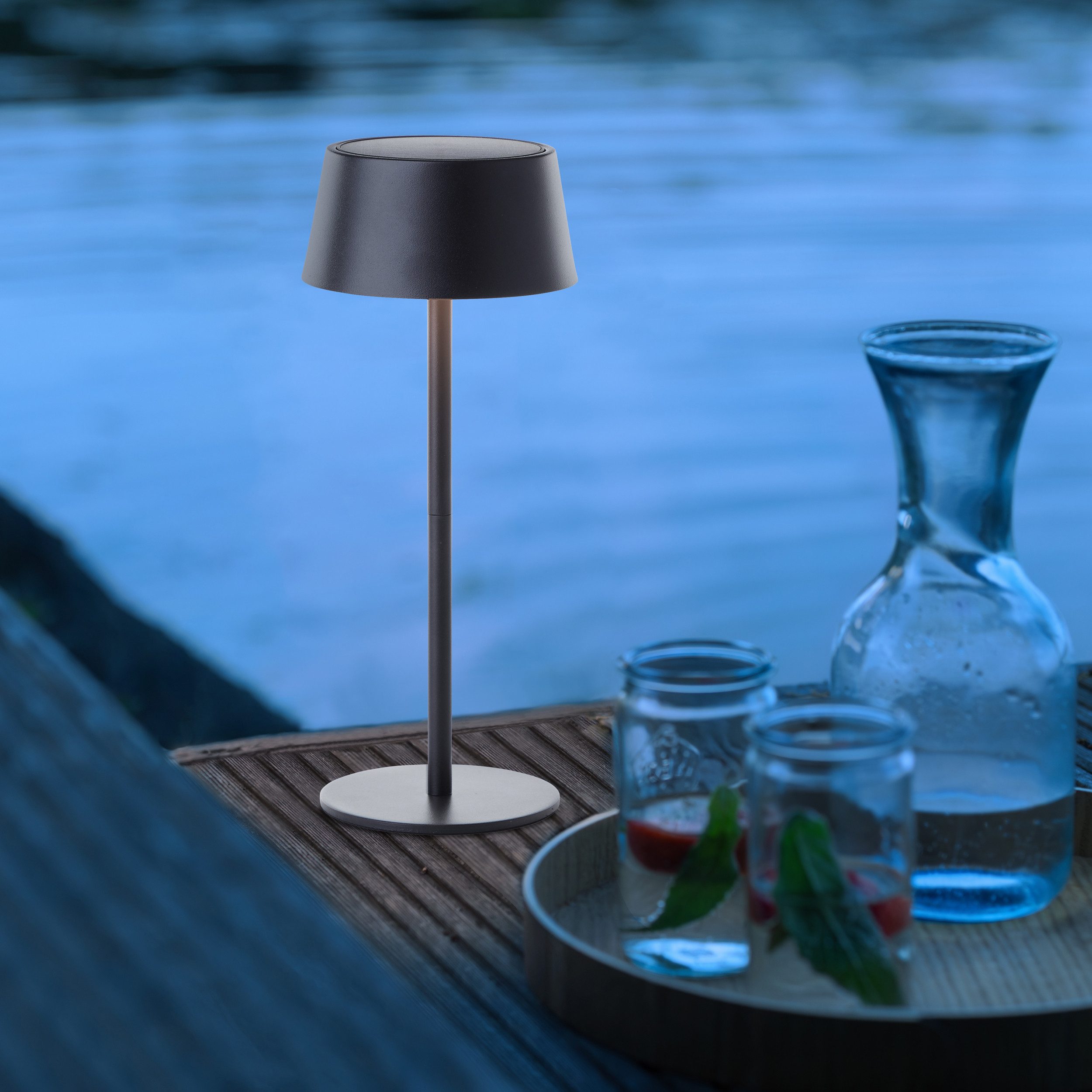 Brilliant Leuchten Led-tafellamp voor buiten Picco