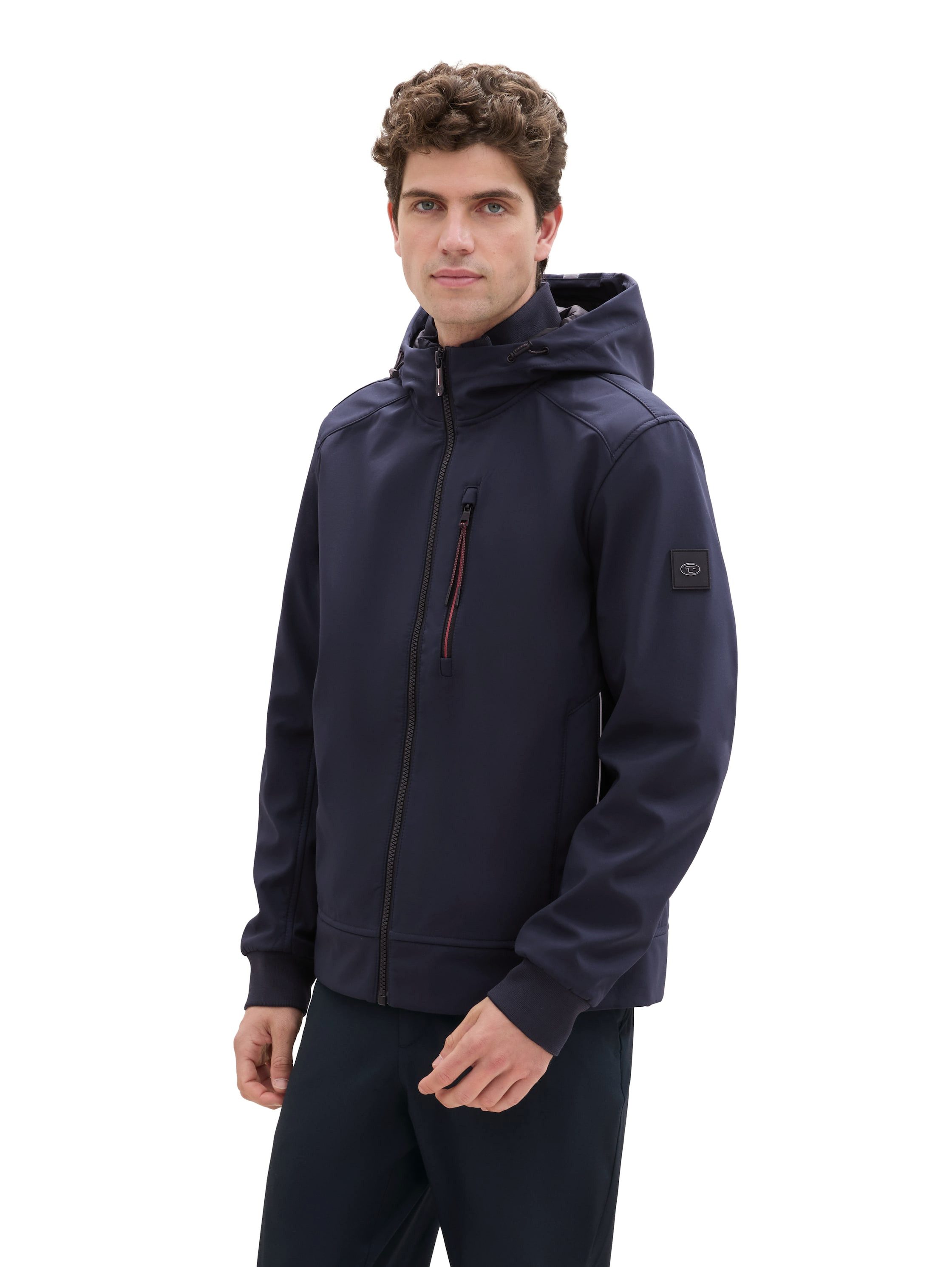 Tom Tailor Softshell-jack met een capuchon