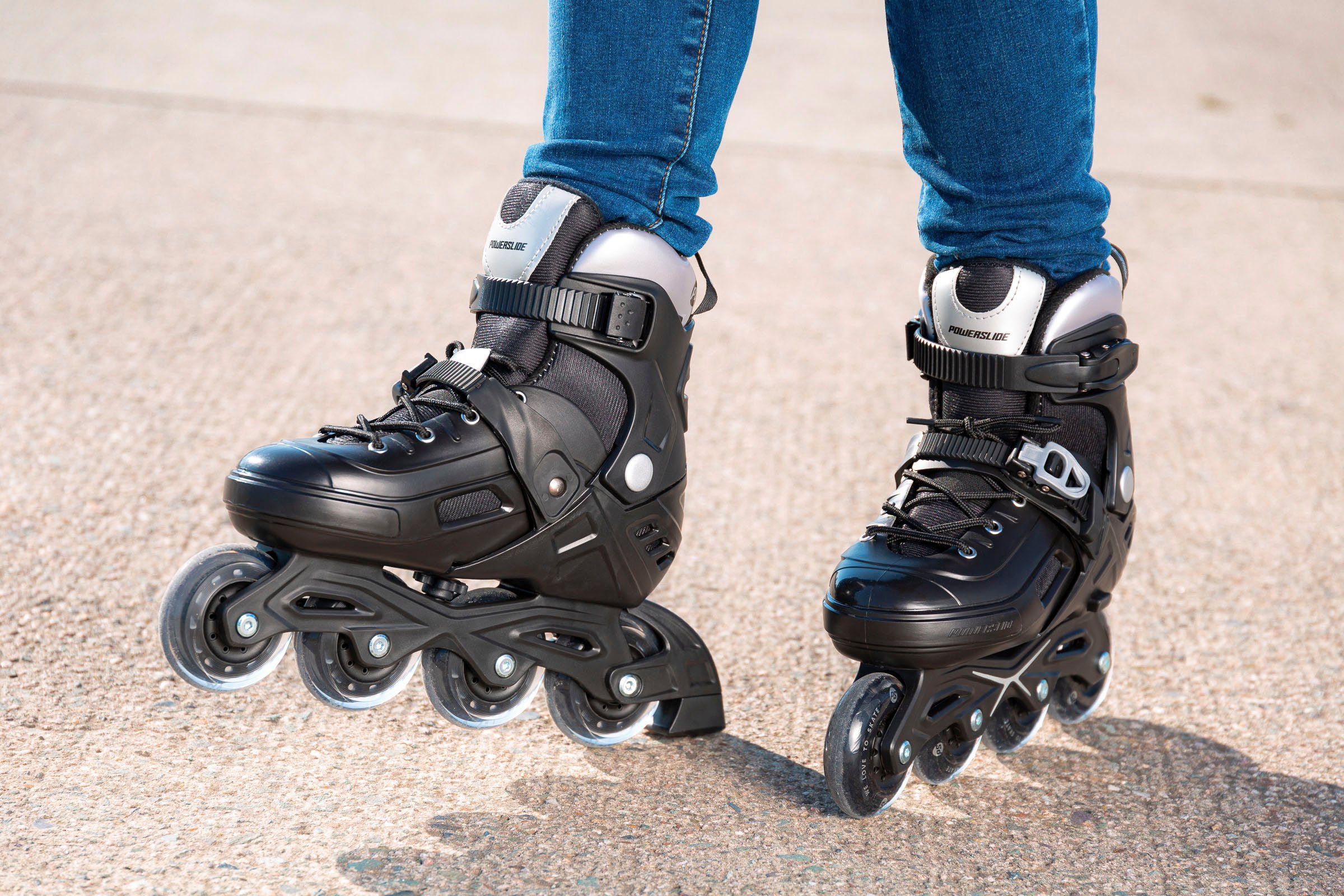 Powerslide Inlineskates Khaan Junior NXT Black adj.