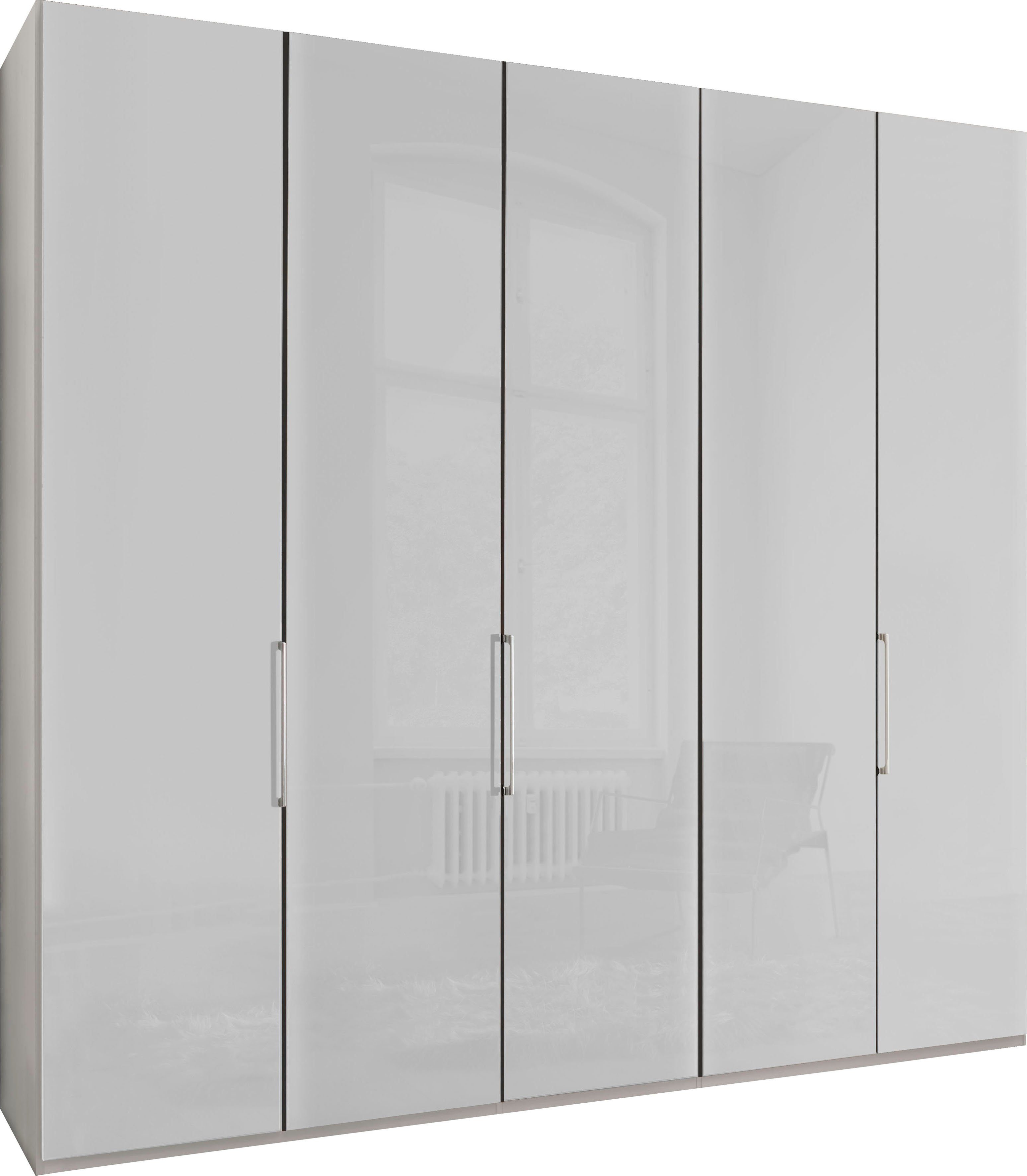 WIEMANN Draaideurkast Monaco, Kledingkast, Kast, Linnenkast, met elegant glazen front