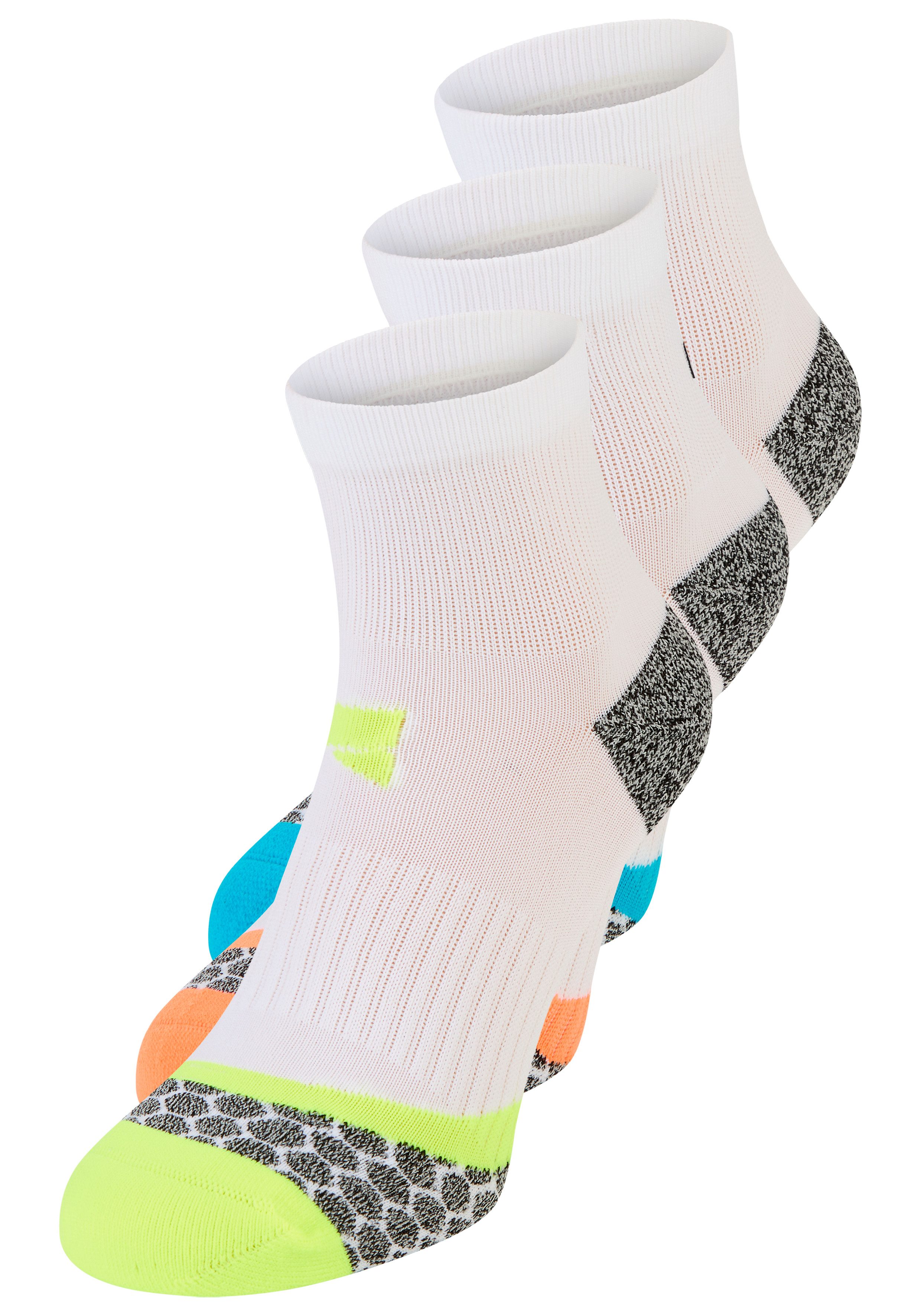 XTREME sockswear Functionele sokken Premium sneaker running/fitness/sport sokken/functionele sokken. (3 paar, Set van 3)