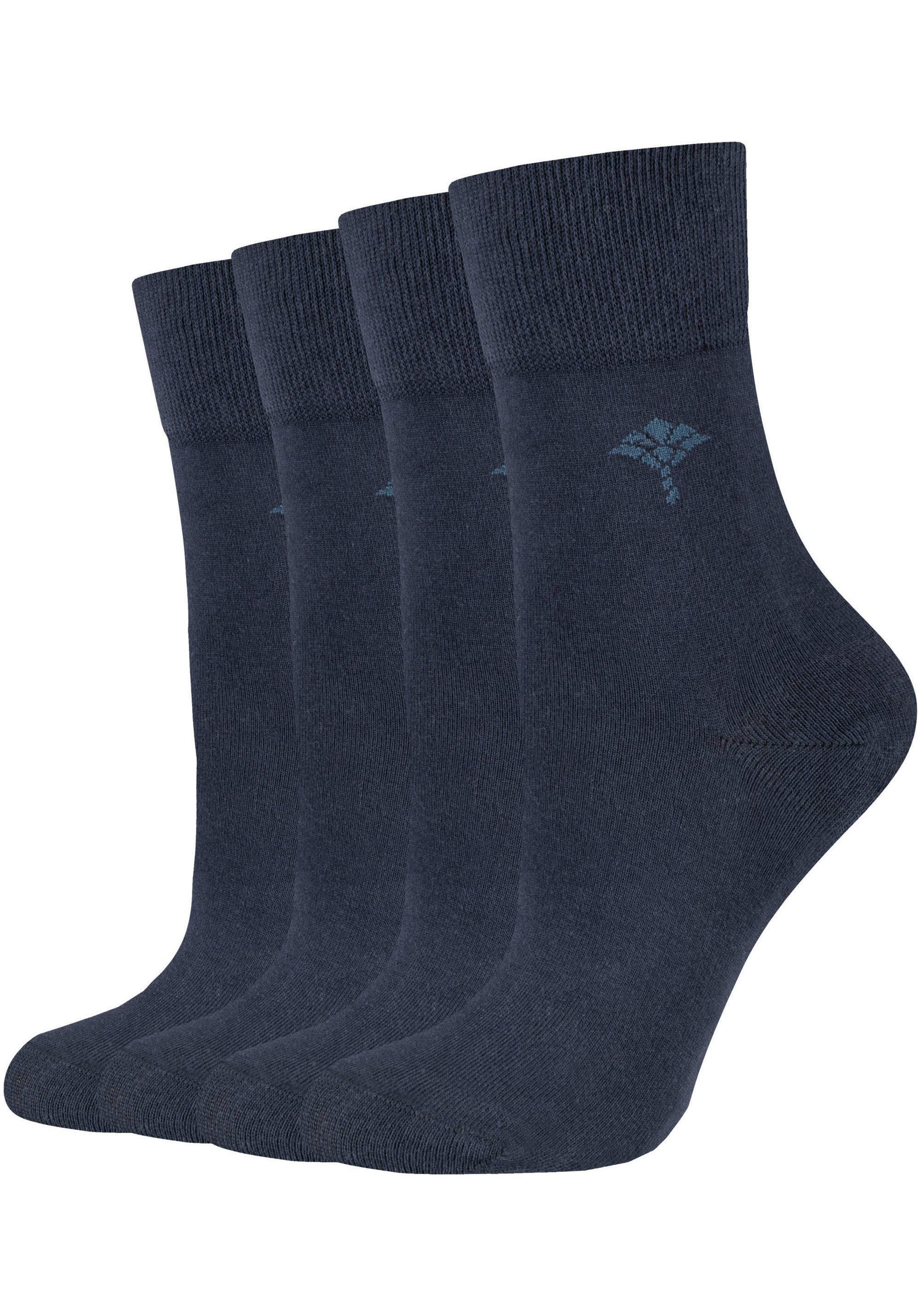 OTTO JOOP! Sokken For your daily glam met subtiel logo-ontwerp (Set van 4) jongens sokken maat 35-38 blauw