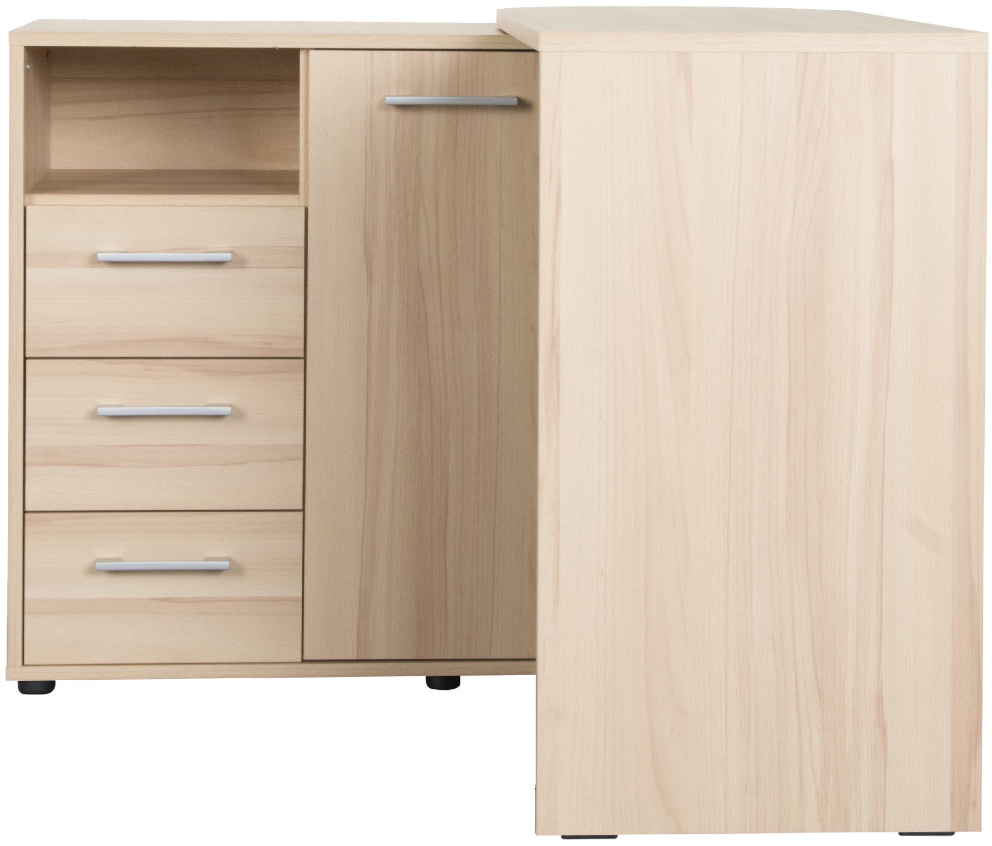 VOGL Möbelfabrik Bureau draaibaar tafelblad, ruimtebesparend, made in germany