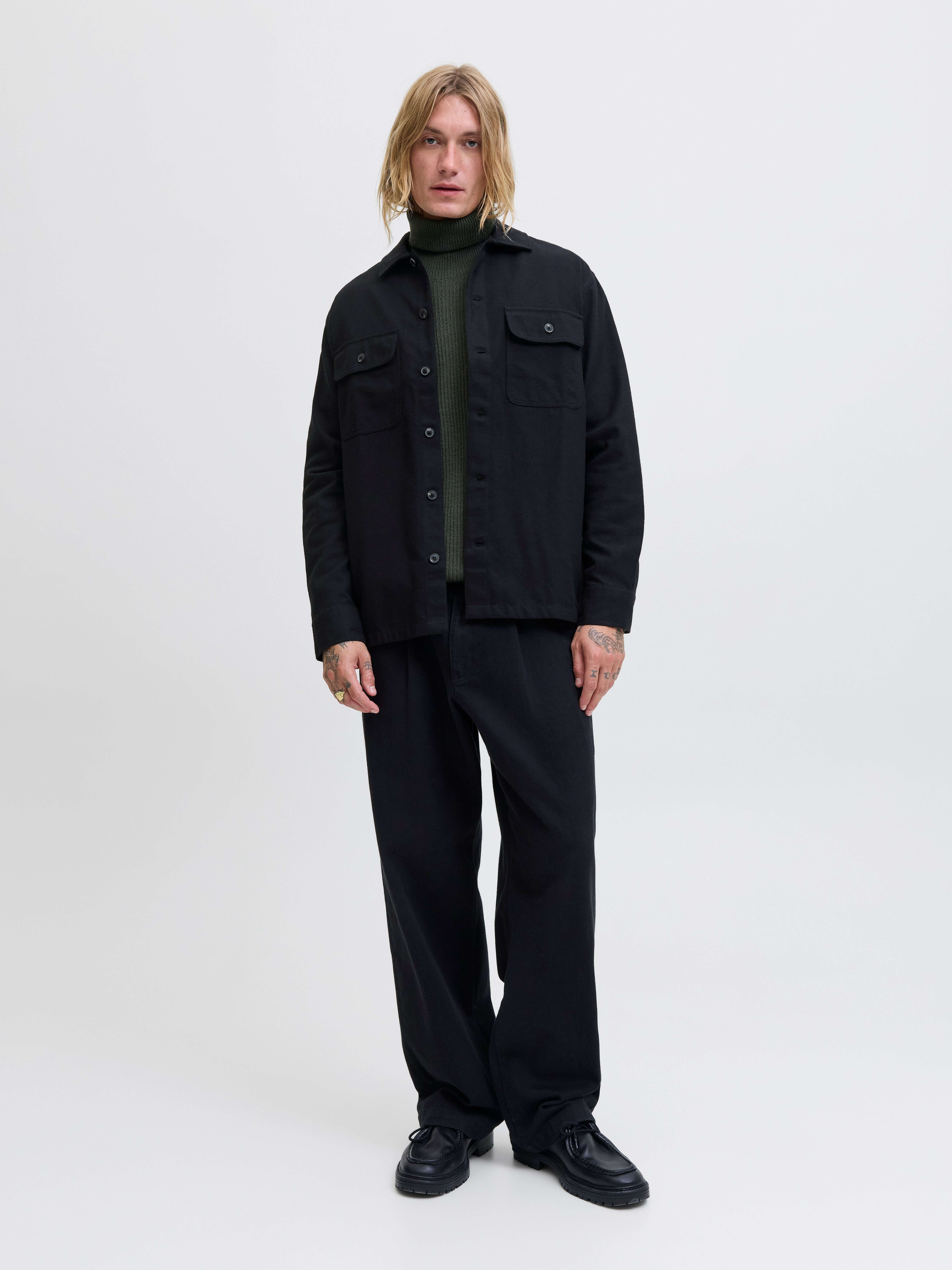 Jack & Jones Overhemd met lange mouwen JJECHARGE OVERSHIRT LS NOOS