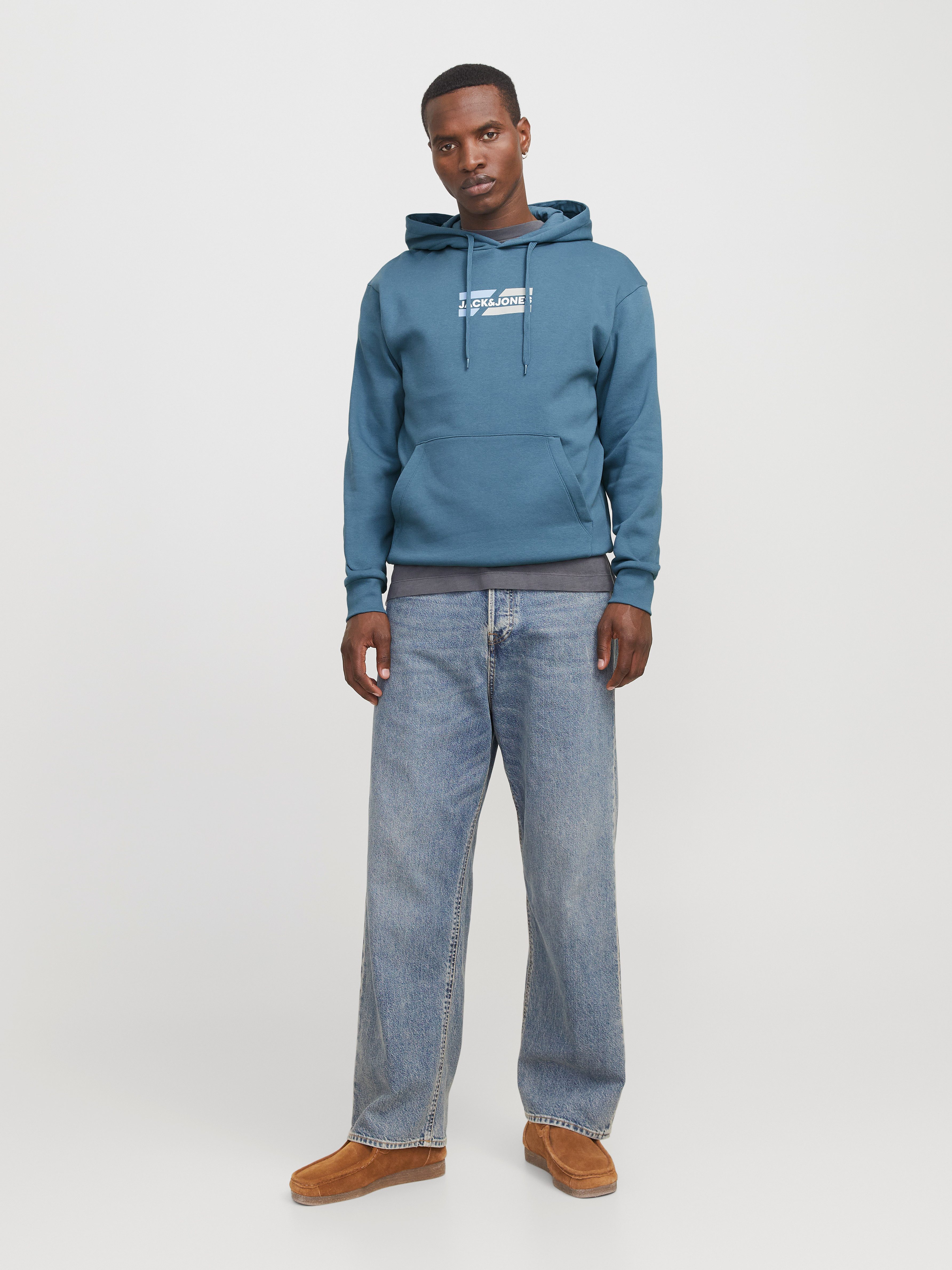 Jack & Jones Hoodie JJECORP GRAPHIC SWEAT HOOD NOOS