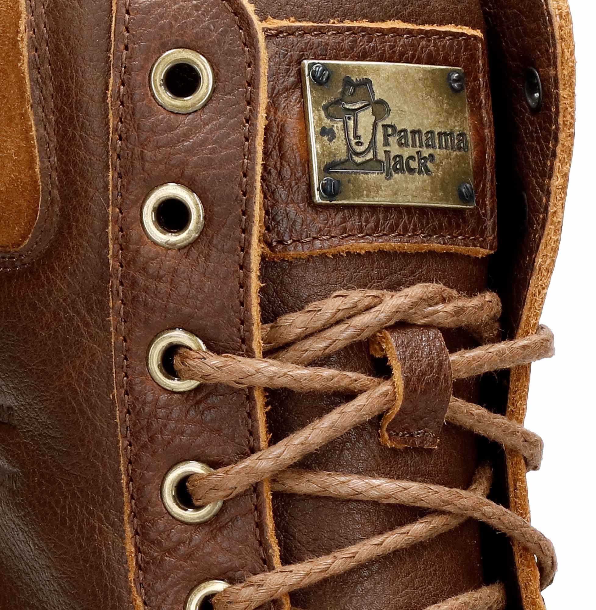Panama Jack Winterlaarsjes Phoebe veterschoenen, enkellaars, profielzool, met gewatteerde schaprand