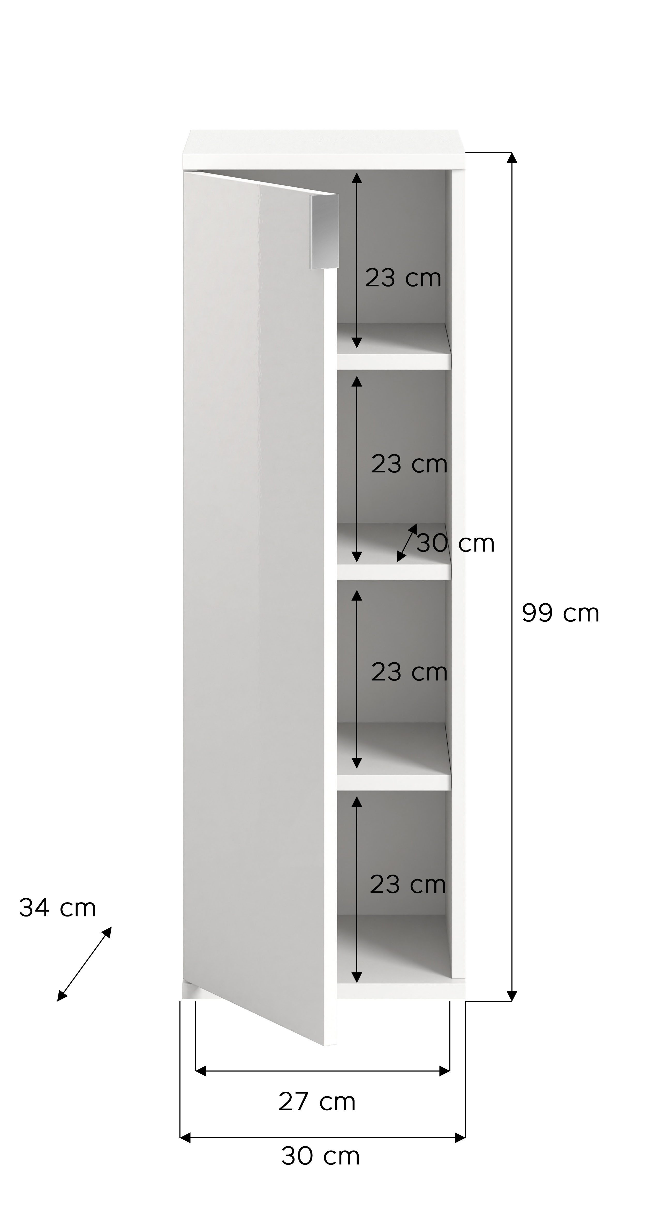 INOSIGN Kast Garderobekast Halkast, systeem, kapstok, hal, entree