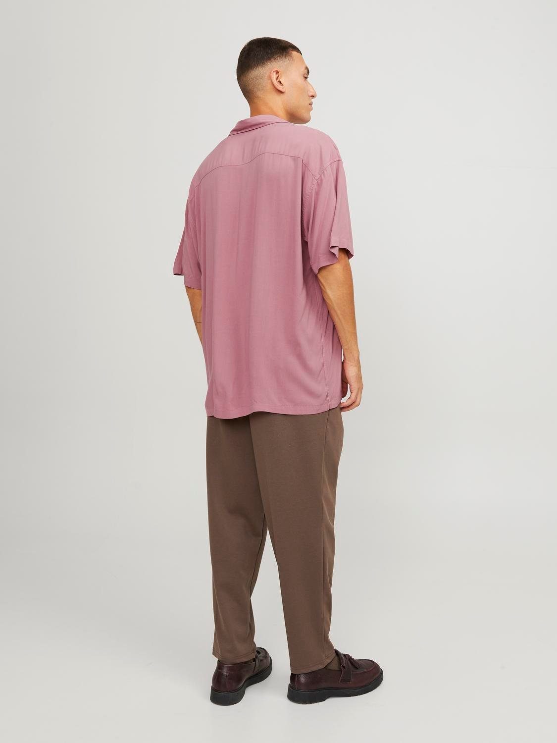 Jack & Jones Overhemd met korte mouwen JJEJEFF SOLID RESORT SHIRT SS SN