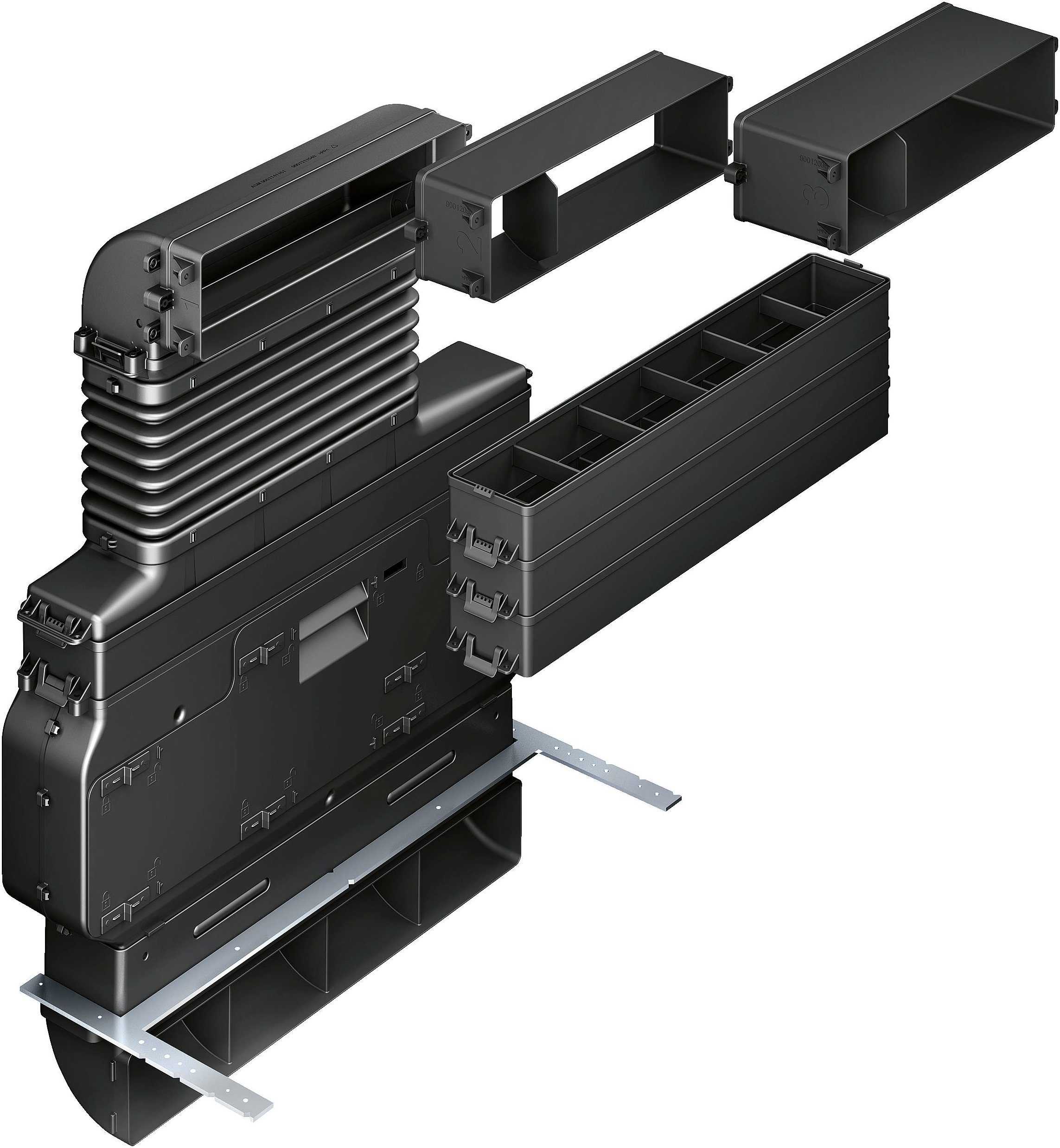 BOSCH Accessoire voor ventilatie HEZ381501 afzuigkappen zwart