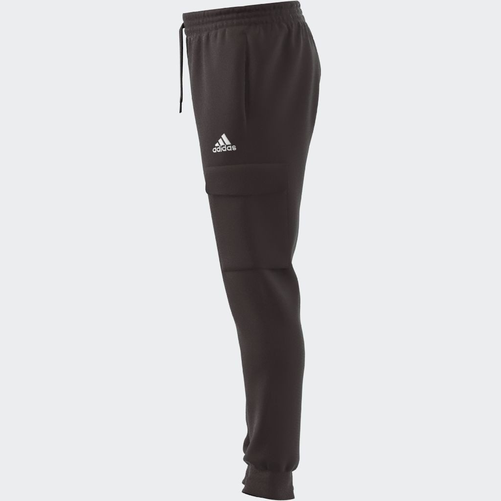 adidas Sportswear Sportbroek ESSENTIALS FLEECE REGULAR TAPERED CARGOBROEK Joggingbroek cargo van zacht fleece-materiaal (1-delig)