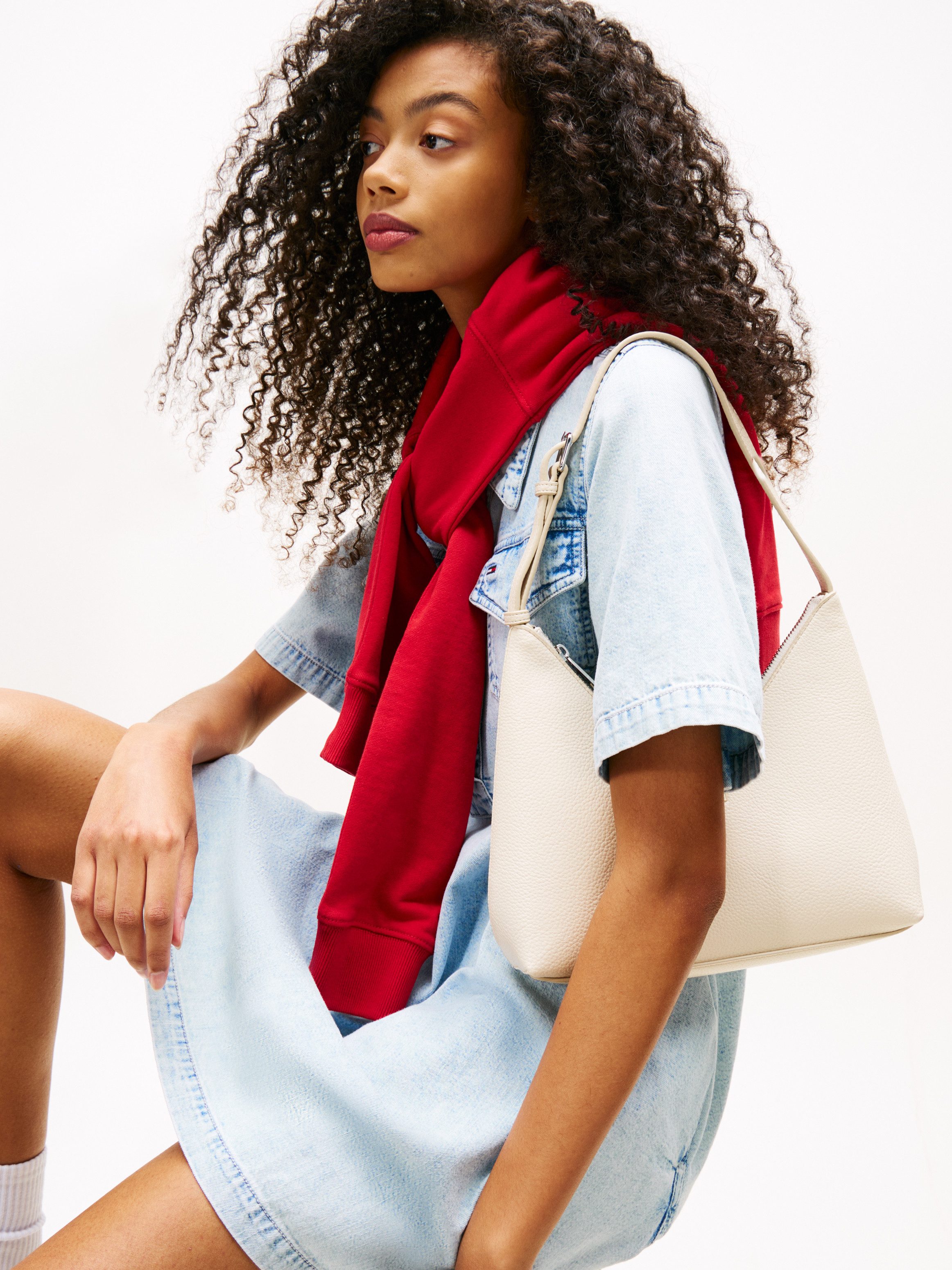 TOMMY Jeans jurk A-LINE DENIM DRESS EXT