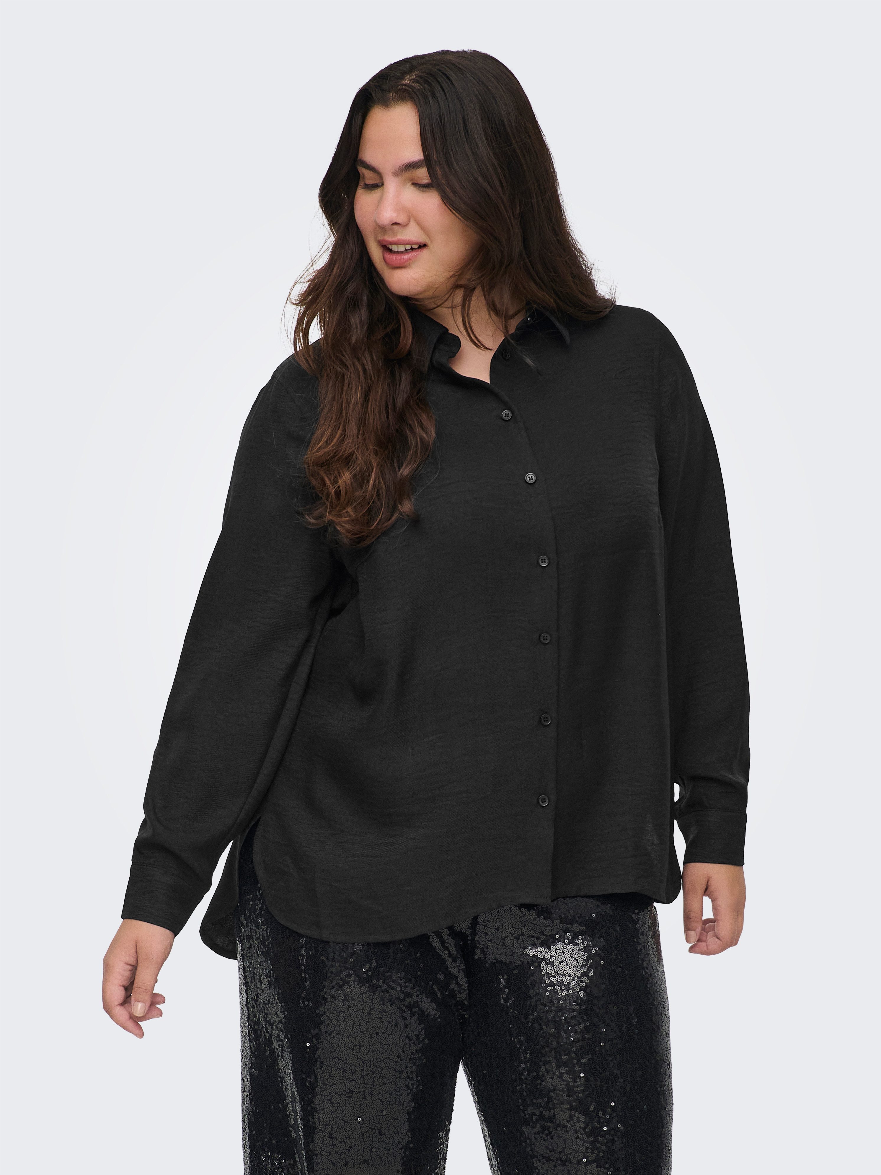 ONLY CARMAKOMA Overhemdblouse CARBAY LS SHIRT WVN BF