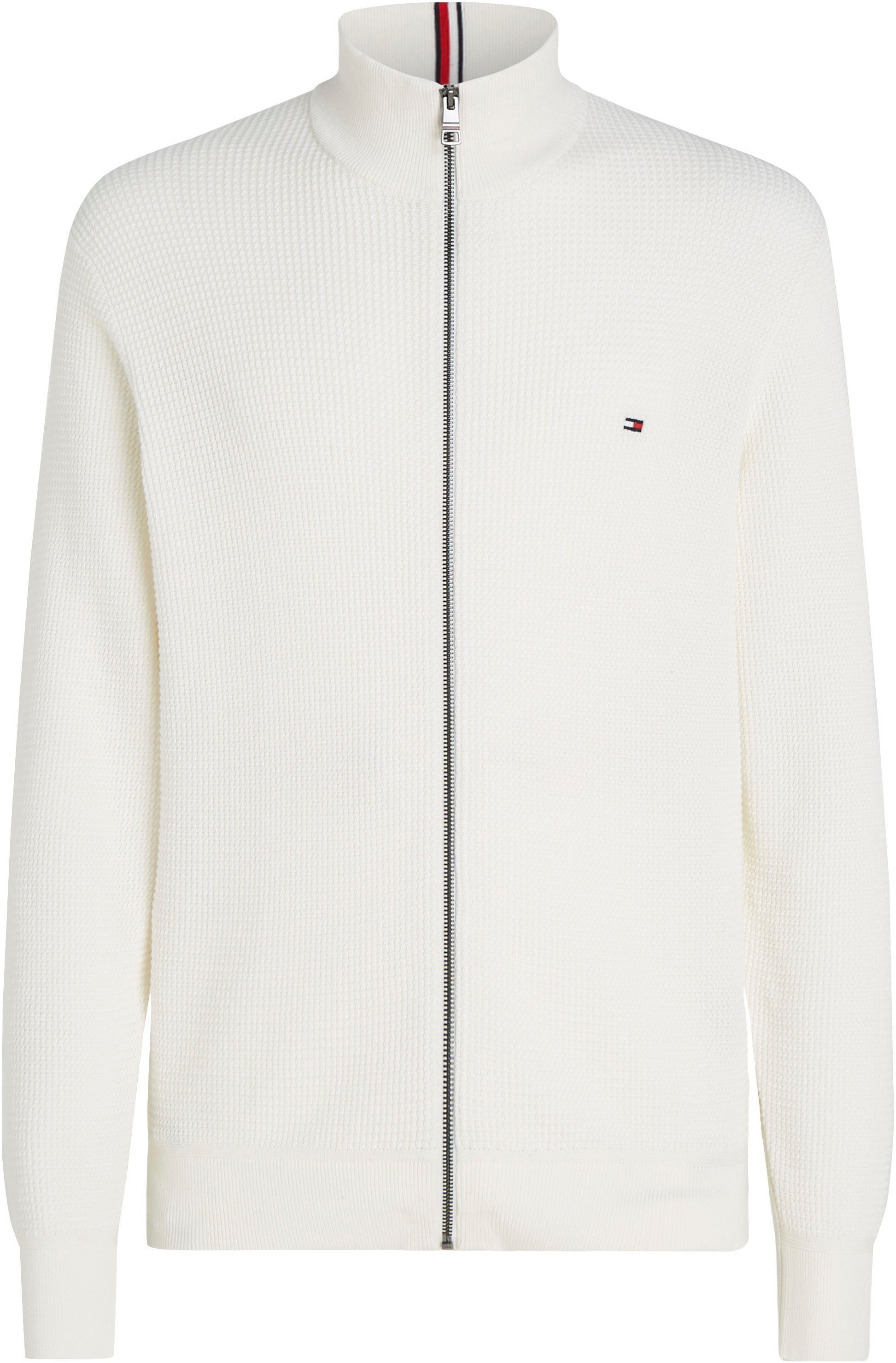 Tommy Hilfiger Cardigan REFINED STRUCTURE ZIP THRU