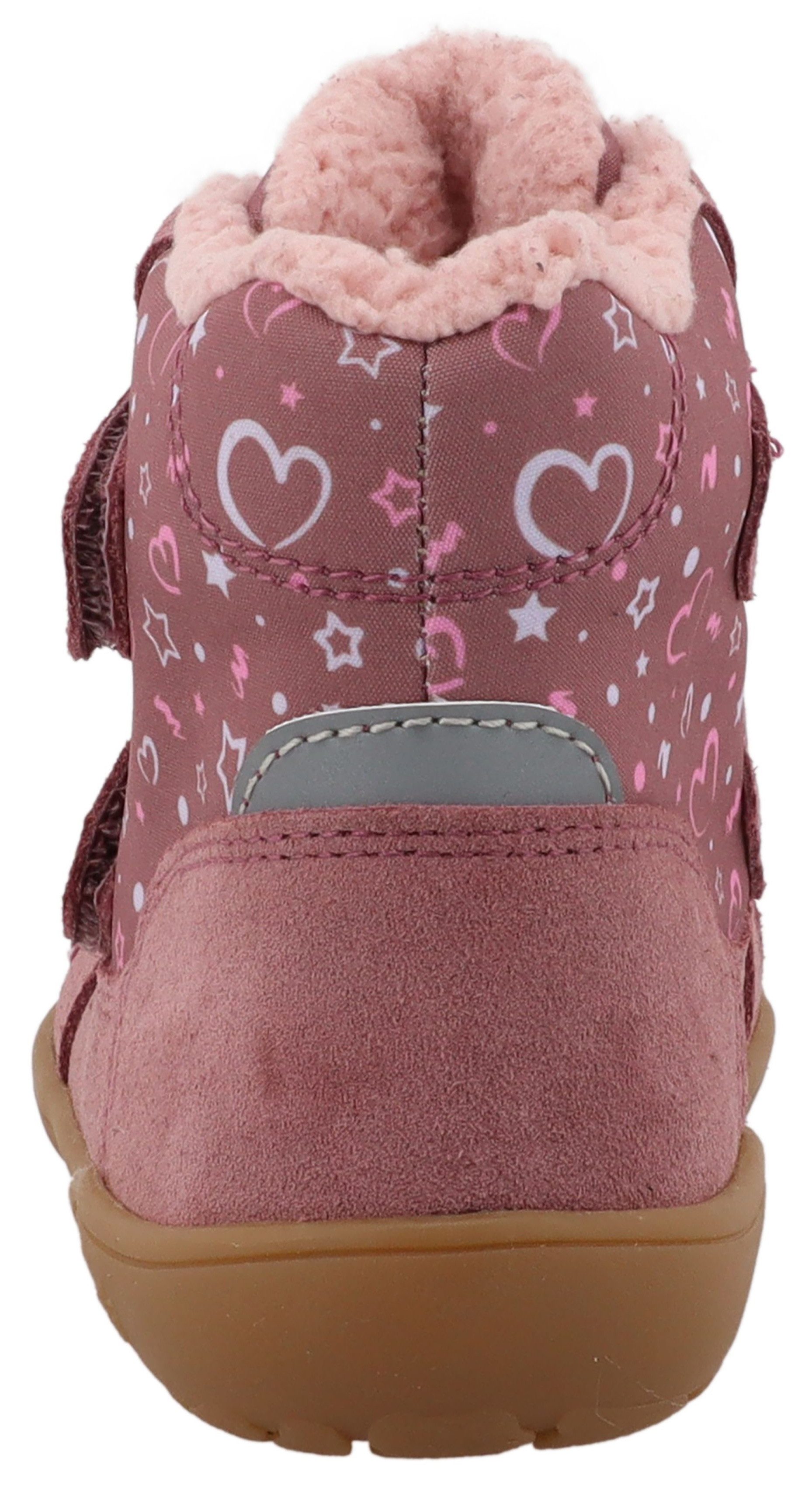 Lurchi Barefootschoenen Jilly Barefoot TEX Klittenbandschoenen met warme voering, maat sjabloon te downloaden
