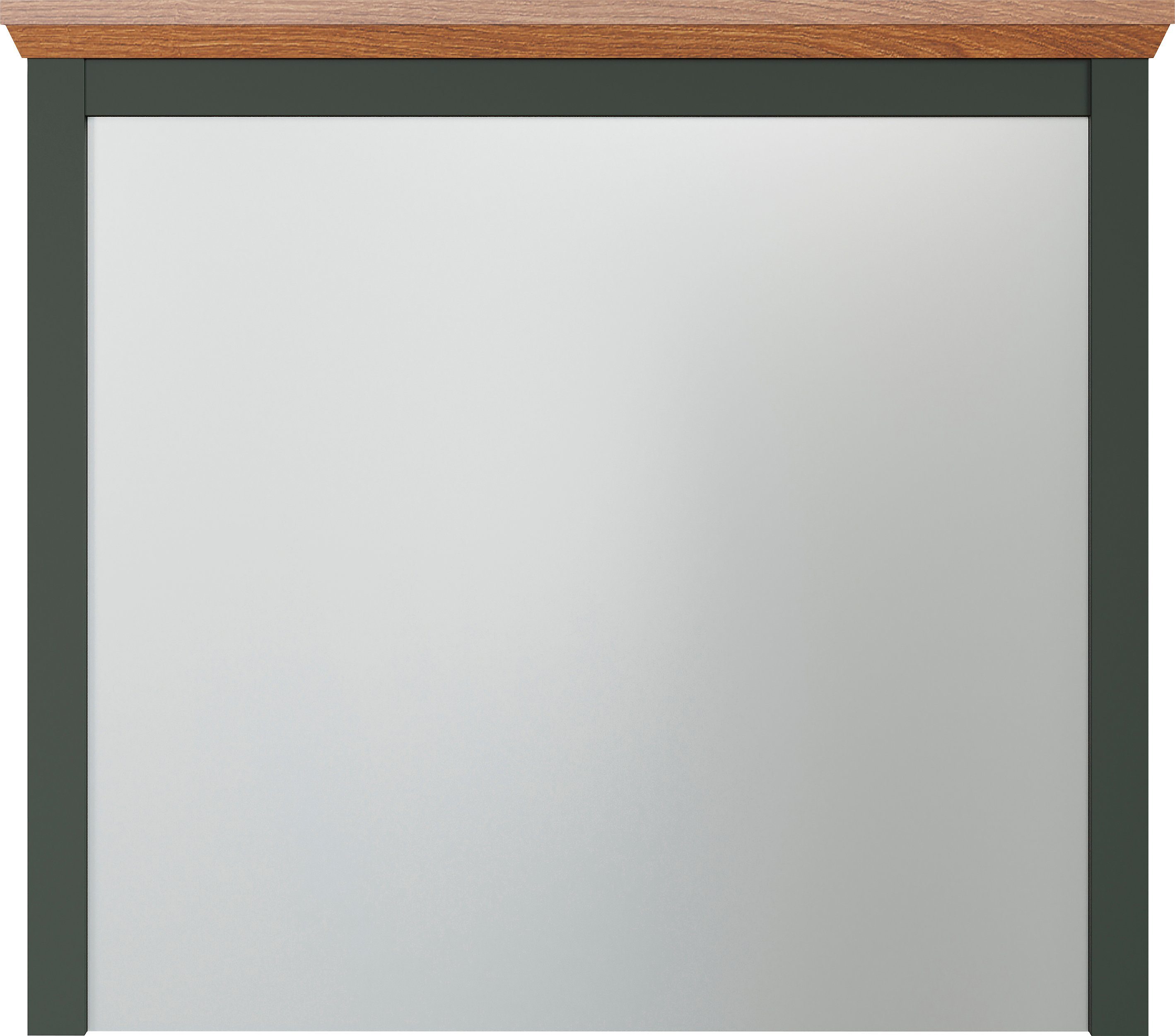 Home affaire Garderobespiegel Vienna Vierkant, B/H ca.: 77/68 cm, matte wandspiegel met frame, landhuisstijl (1 stuk)