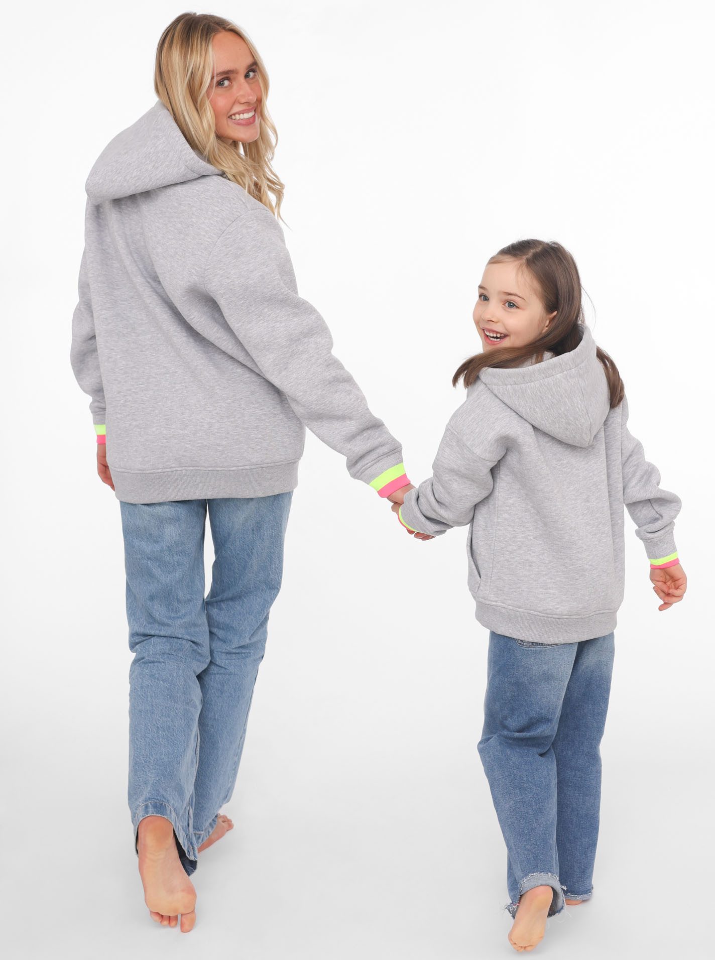 Zwillingsherz Hoodie "Optimism" Mini Me-stijl voor moeders en dochters