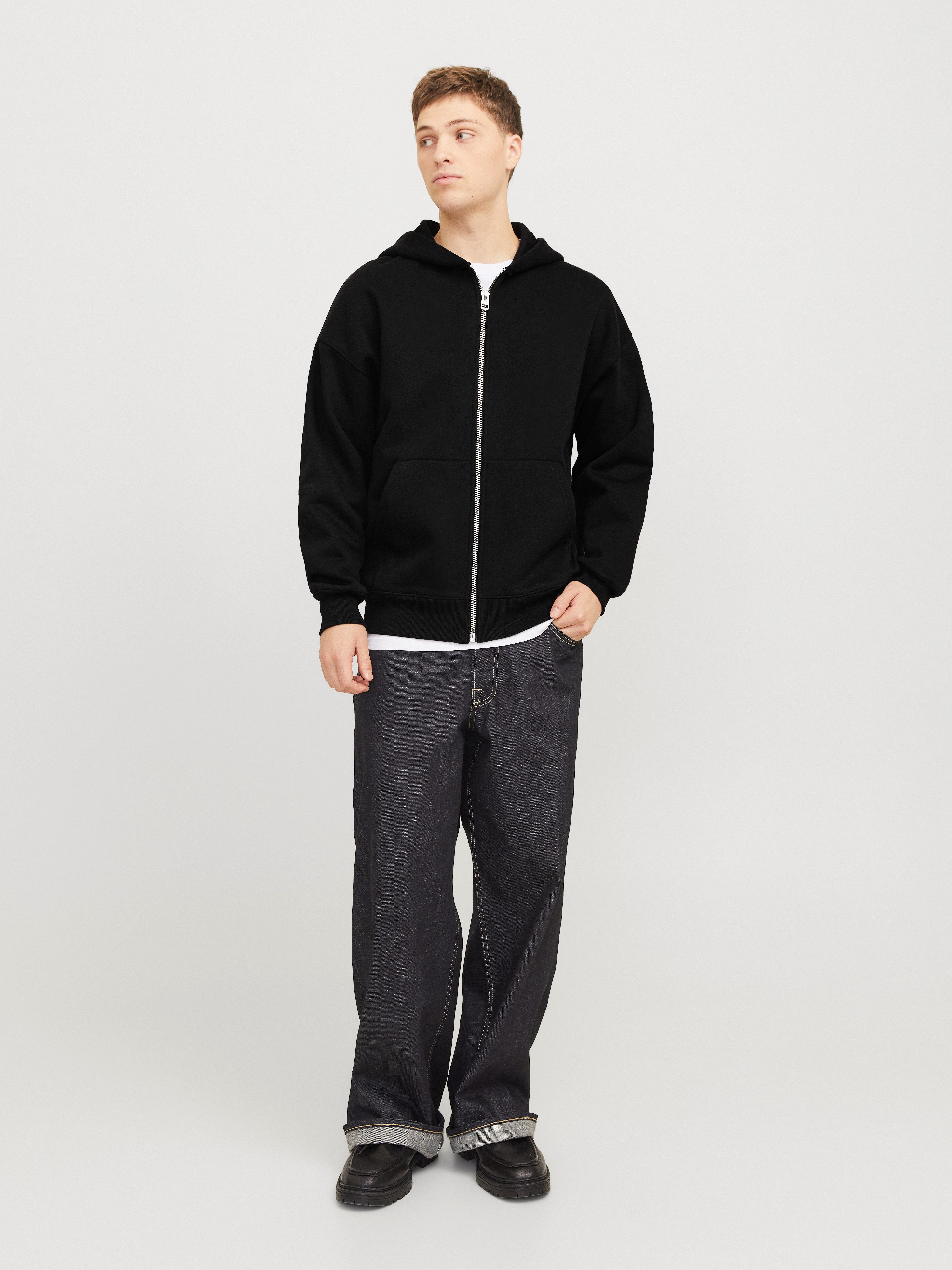 Jack & Jones Capuchonsweatvest JJEURBAN EDGE SWEAT ZIP HOOD NOOS