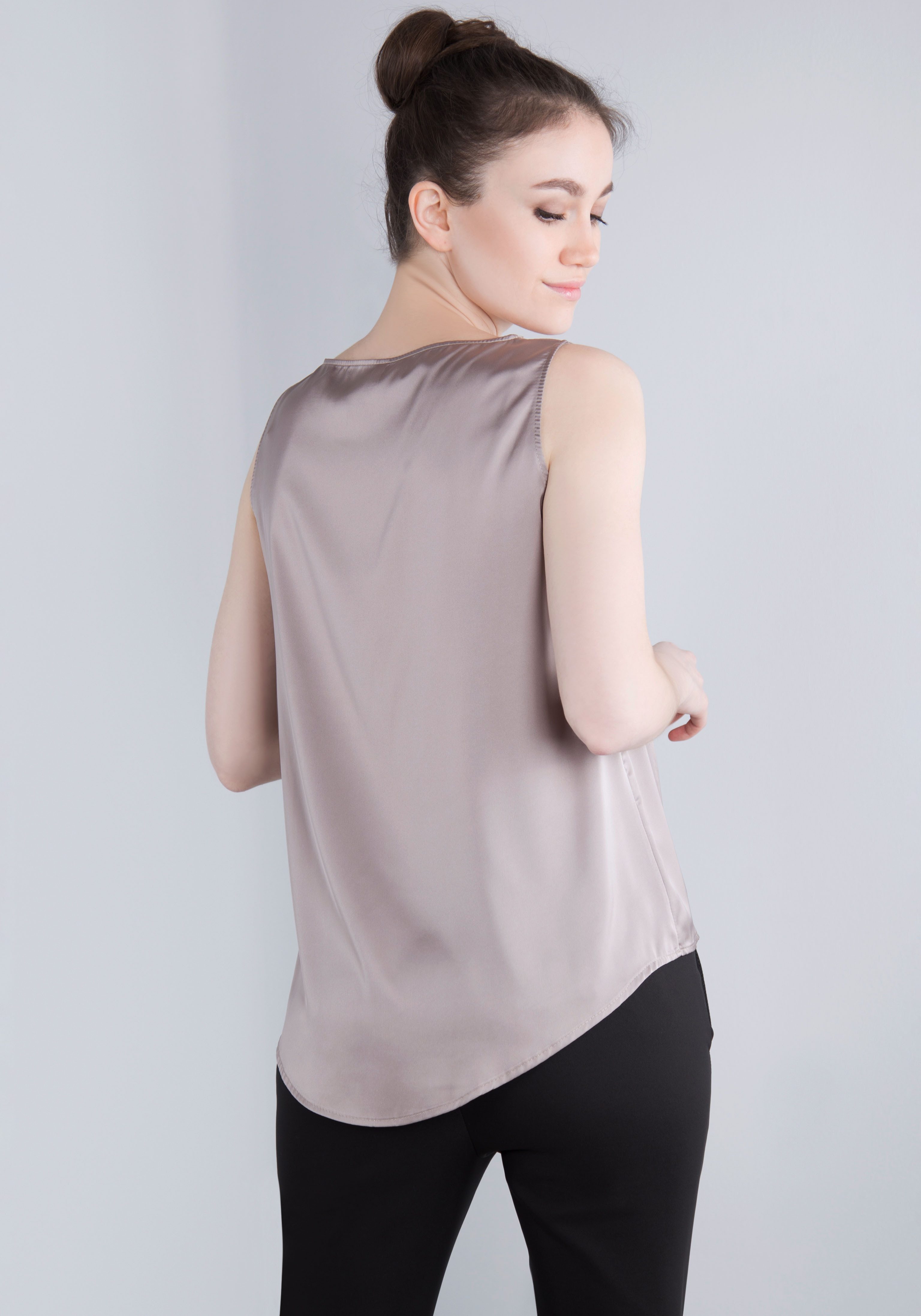 IMPERIAL Top in glanzende satijnkwaliteit