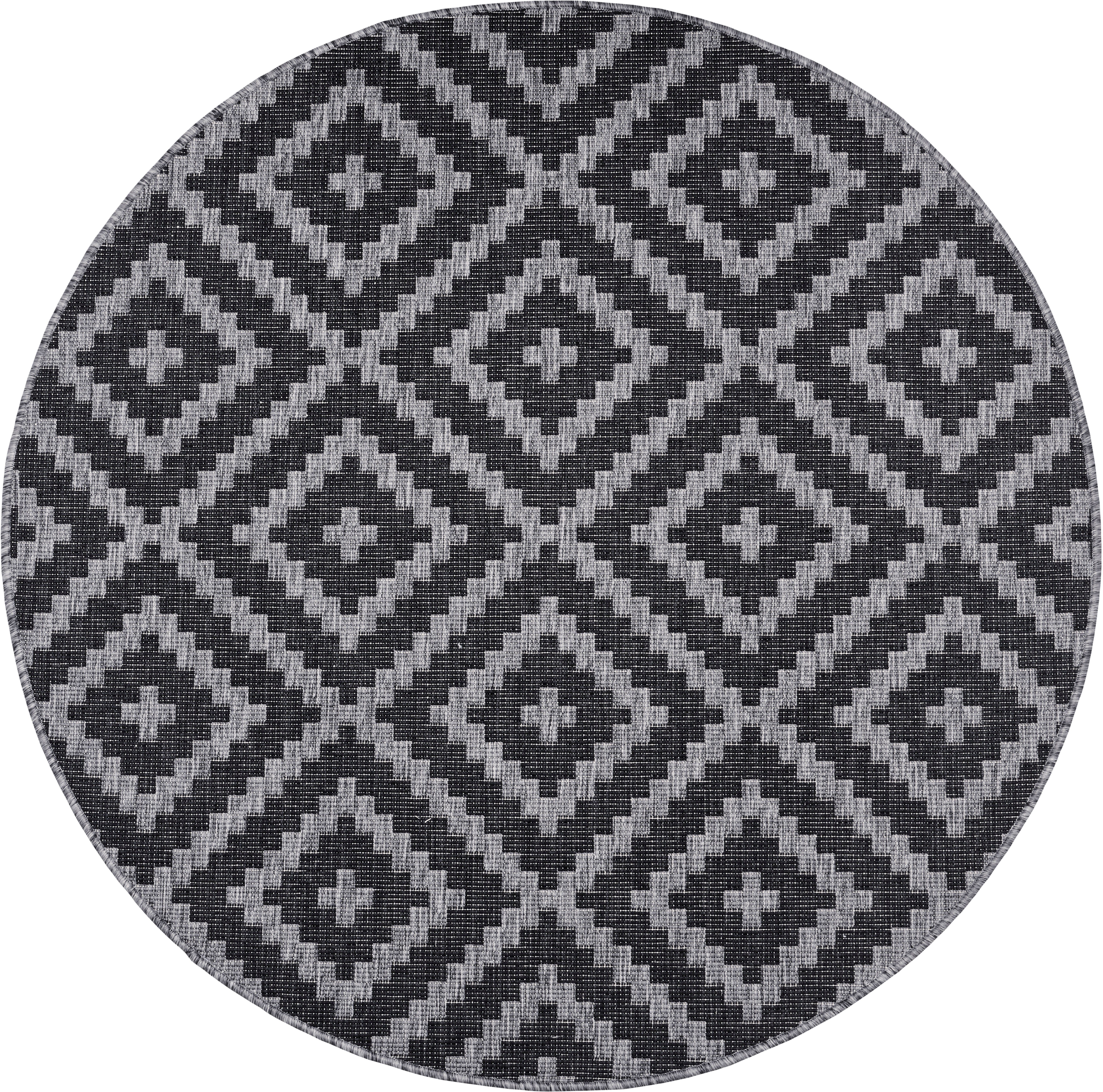 my home Vloerkleed Ronda tweezijdig te gebruiken kleed Sisal-look, platweefsel, in- en outdoor, geometrisch boho design