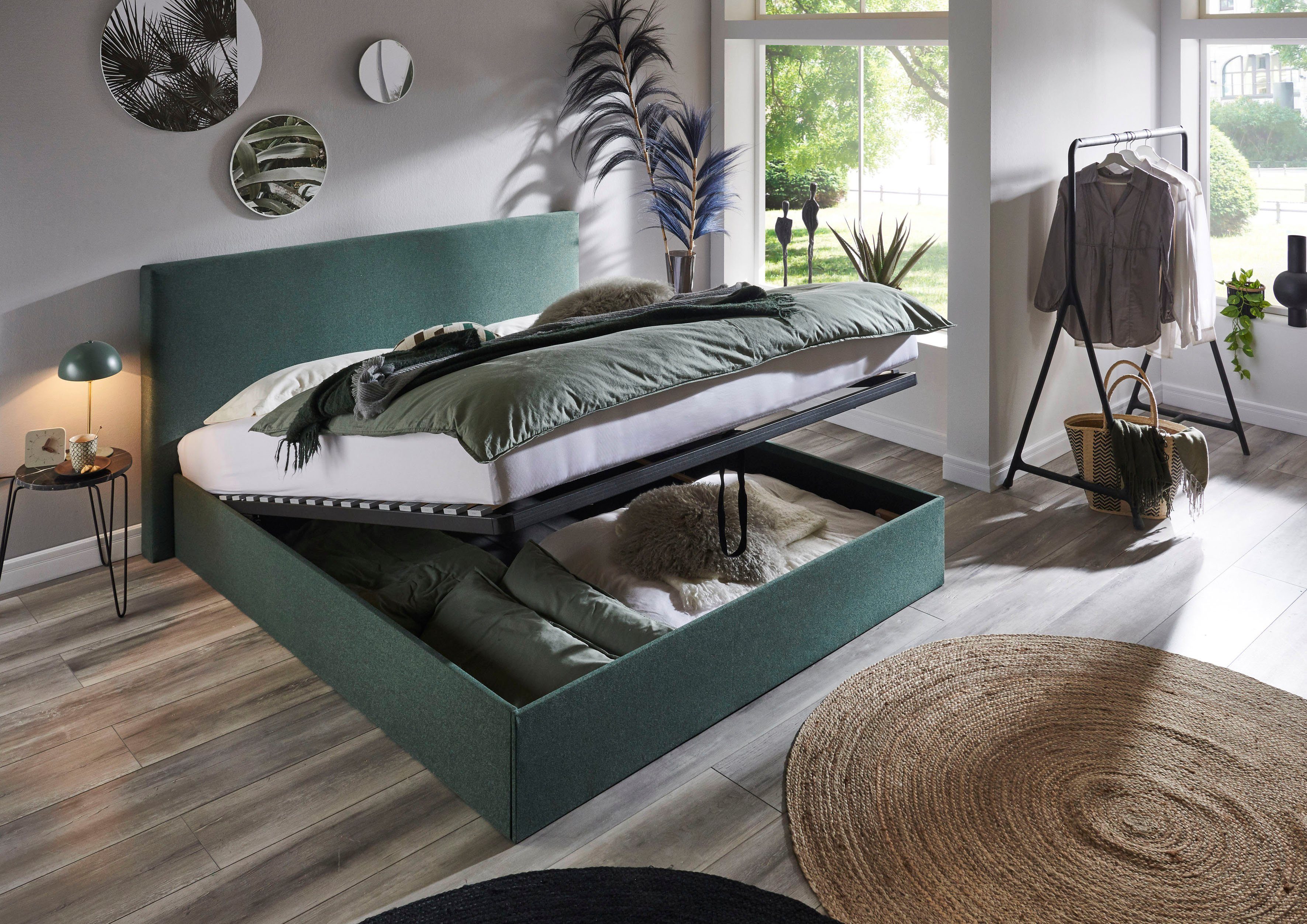 ATLANTIC home collection Bedframe Melody met bedkist en lattenbodem