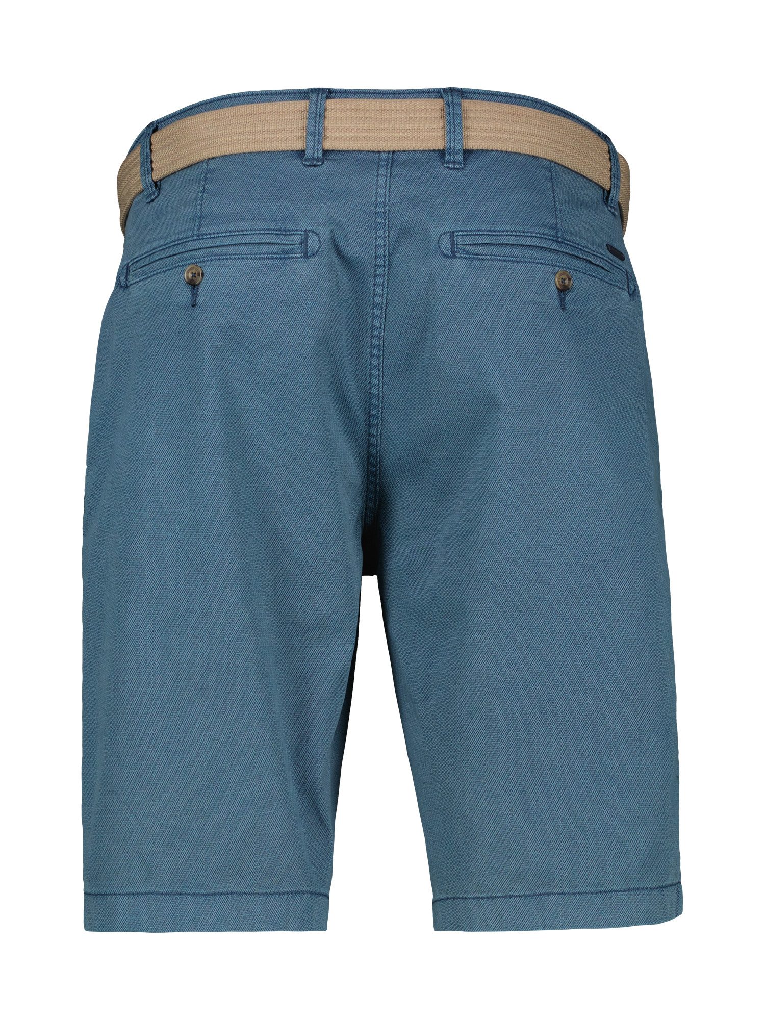 Lerros Bermuda LERROS chino bermuda met riem, in grote maten (set)