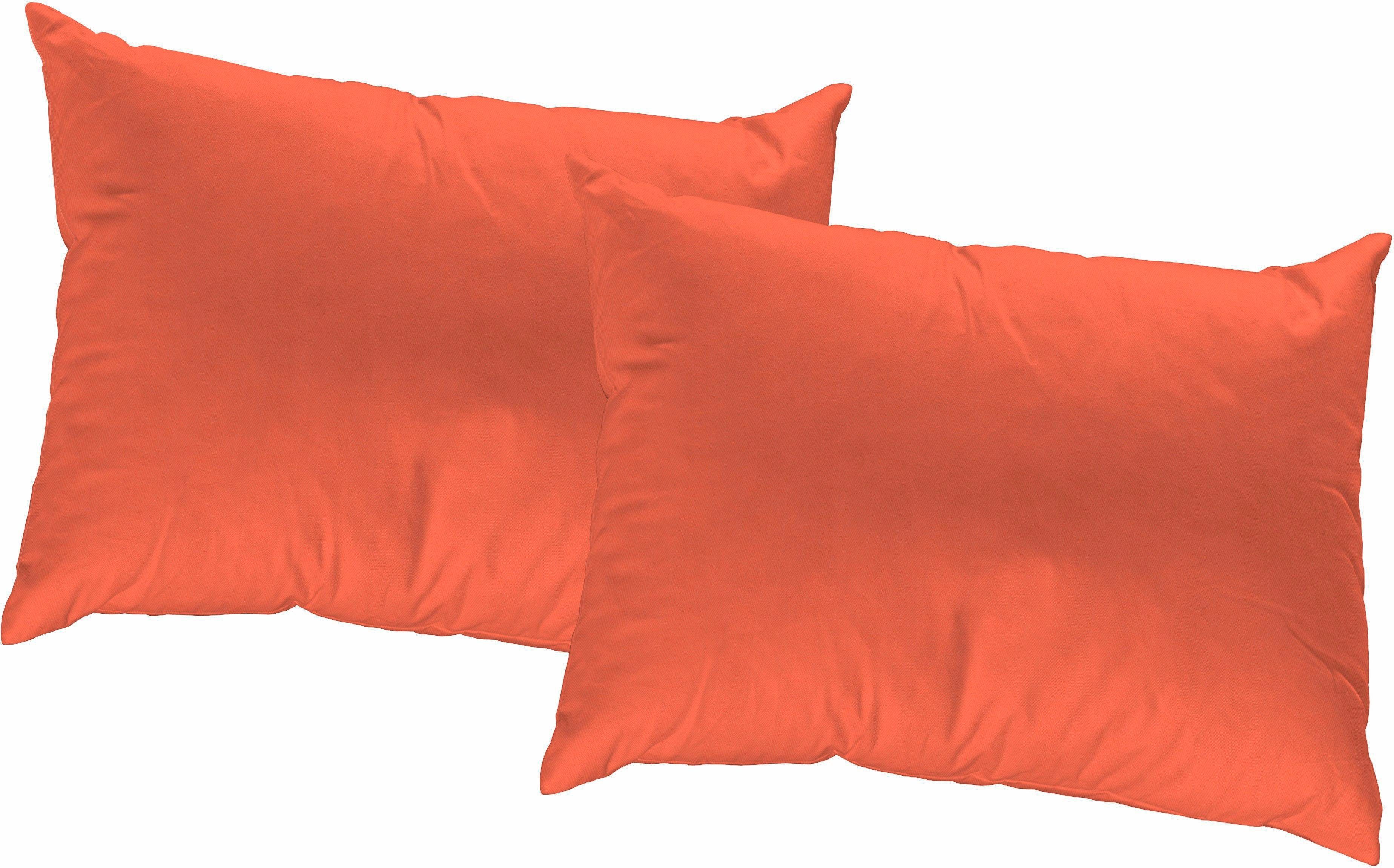 Wirth Sierkussen SUNBONE Kussenovertrek zonder vulling(2 stuks) sierkussens maat 40 cm x 60 cm oranje