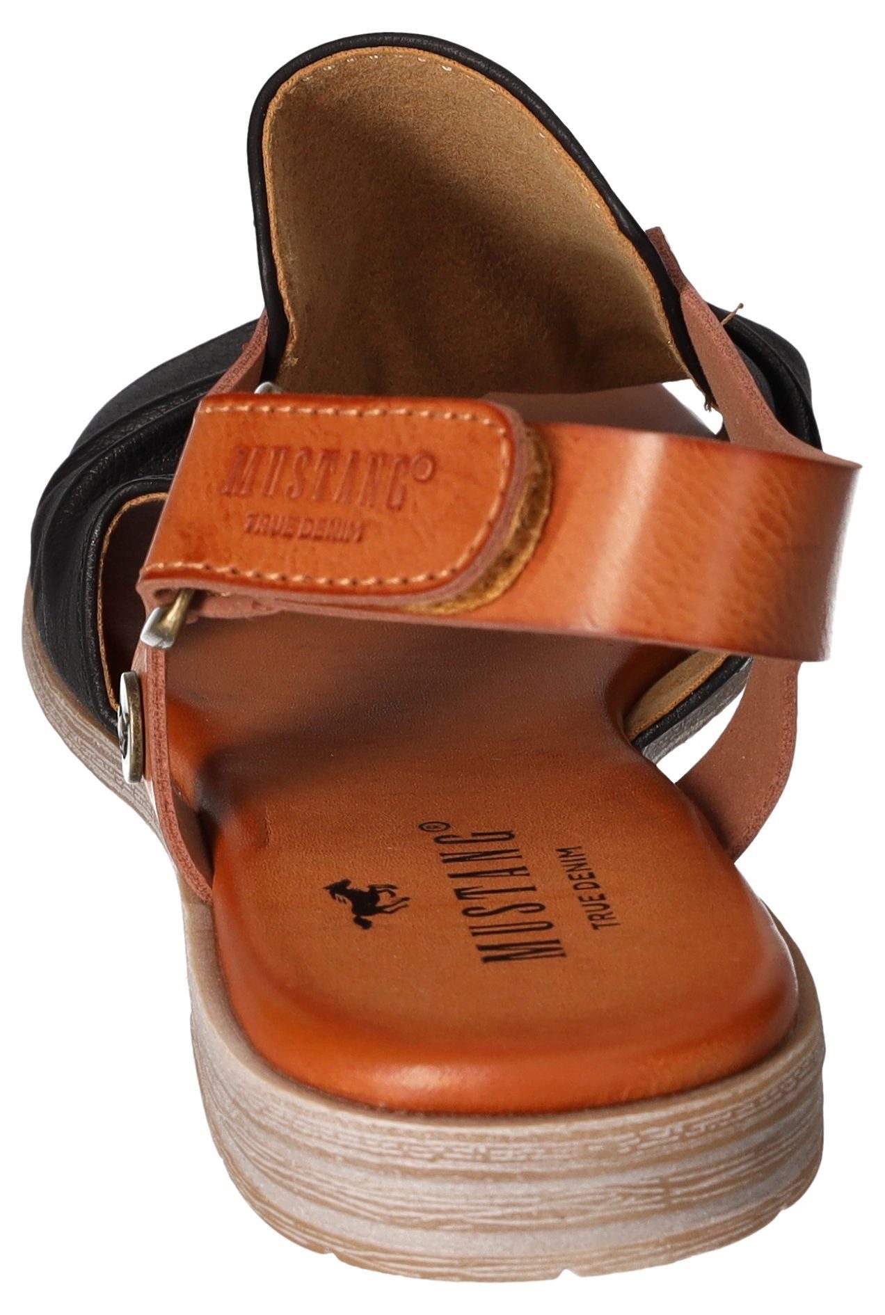 Mustang Shoes Sandalen zomerschoen, sandaal, blokhak, met klittenbandsluiting