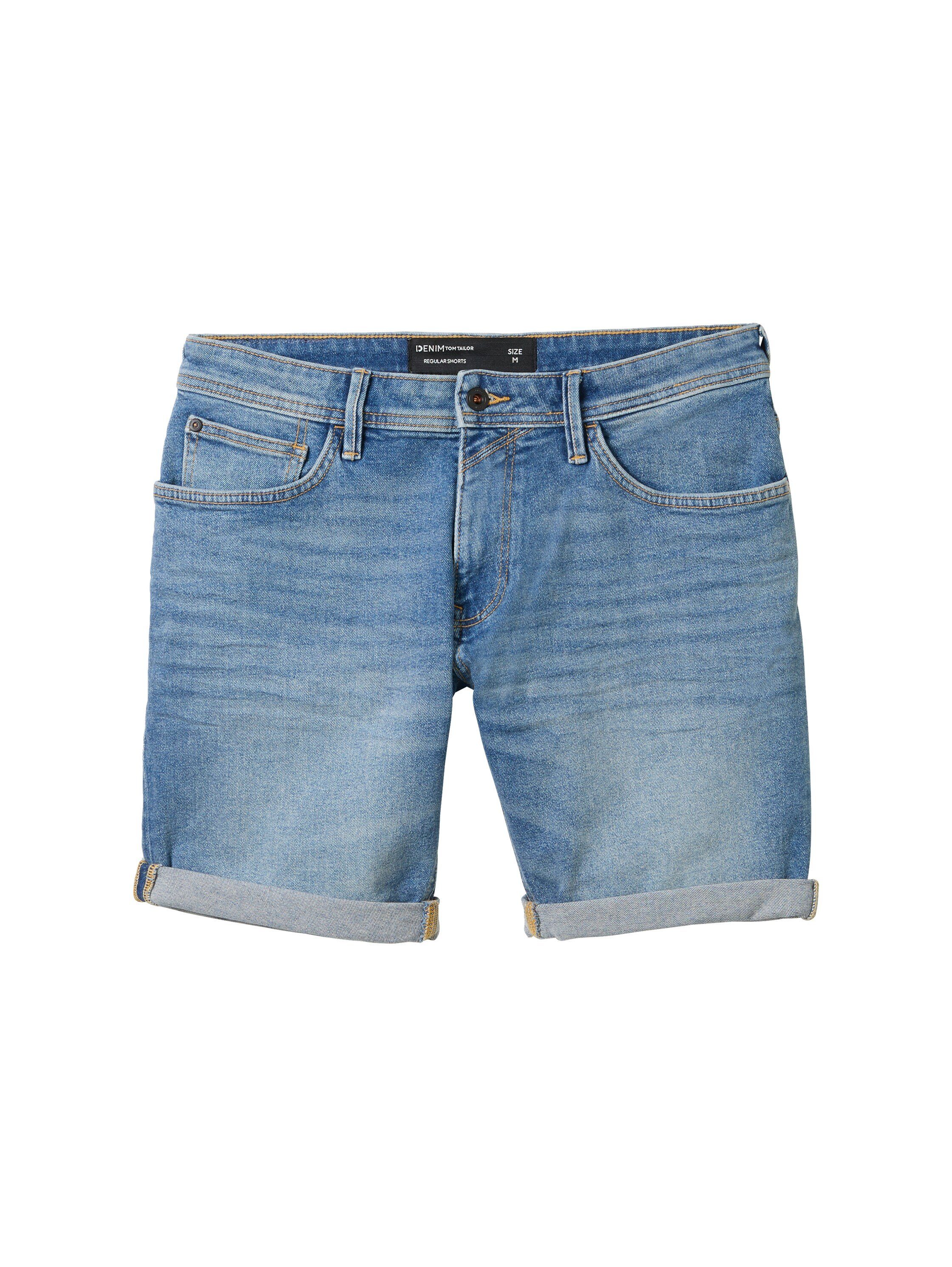 Tom Tailor Denim Jeansshort in 5-pocketsstijl