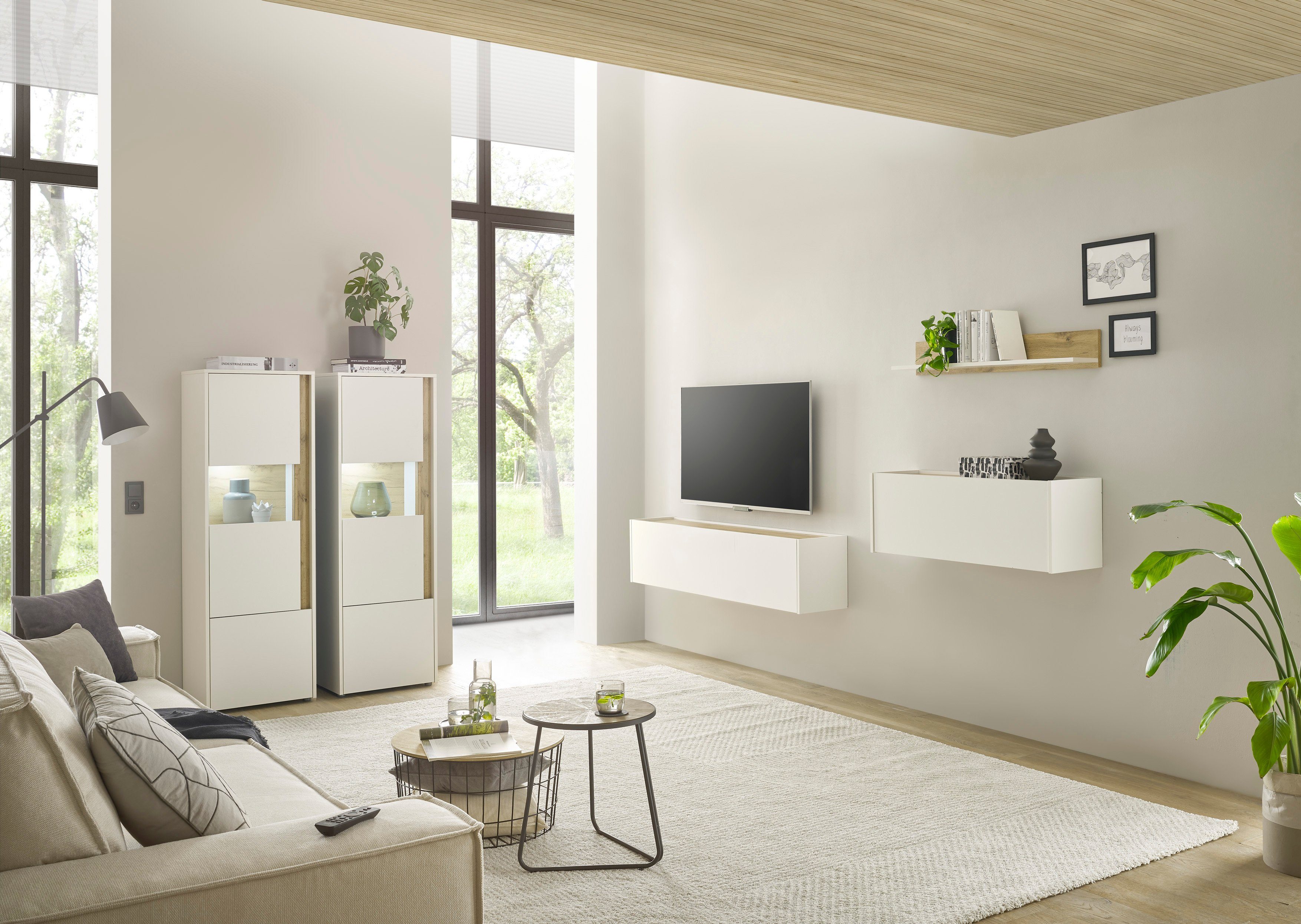 INOSIGN Set kantoormeubelen City/Giron Thuiskantoor, met wandsecretaire (set, 5-delig)