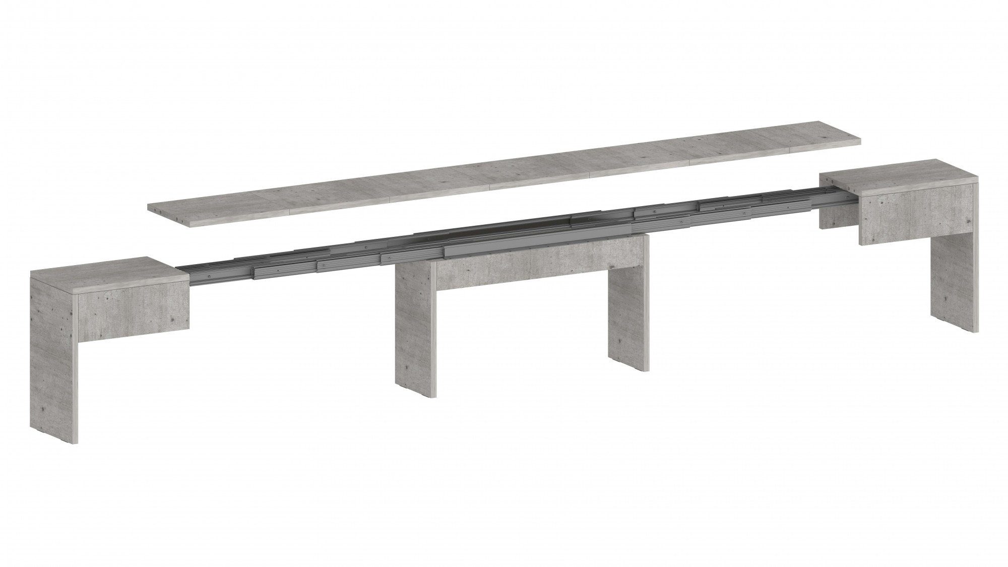 INOSIGN Zithoek Praktika Uitschuifbaar tot 290 cm per bank (voordeelset, 2-delig)