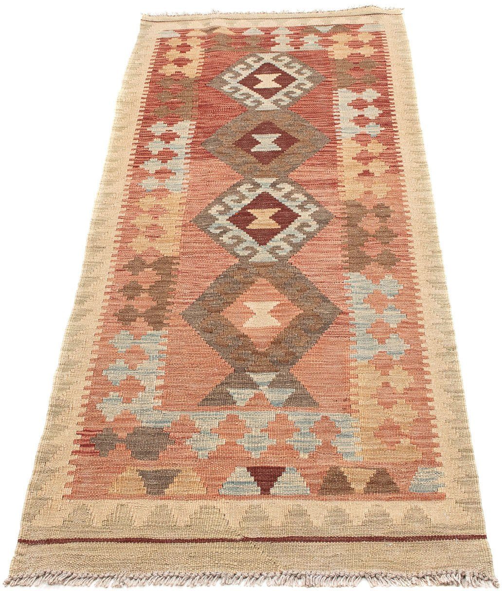 morgenland Loper Kelim Maimene medaillon 191 x 65 cm Omkeerbaar tapijt