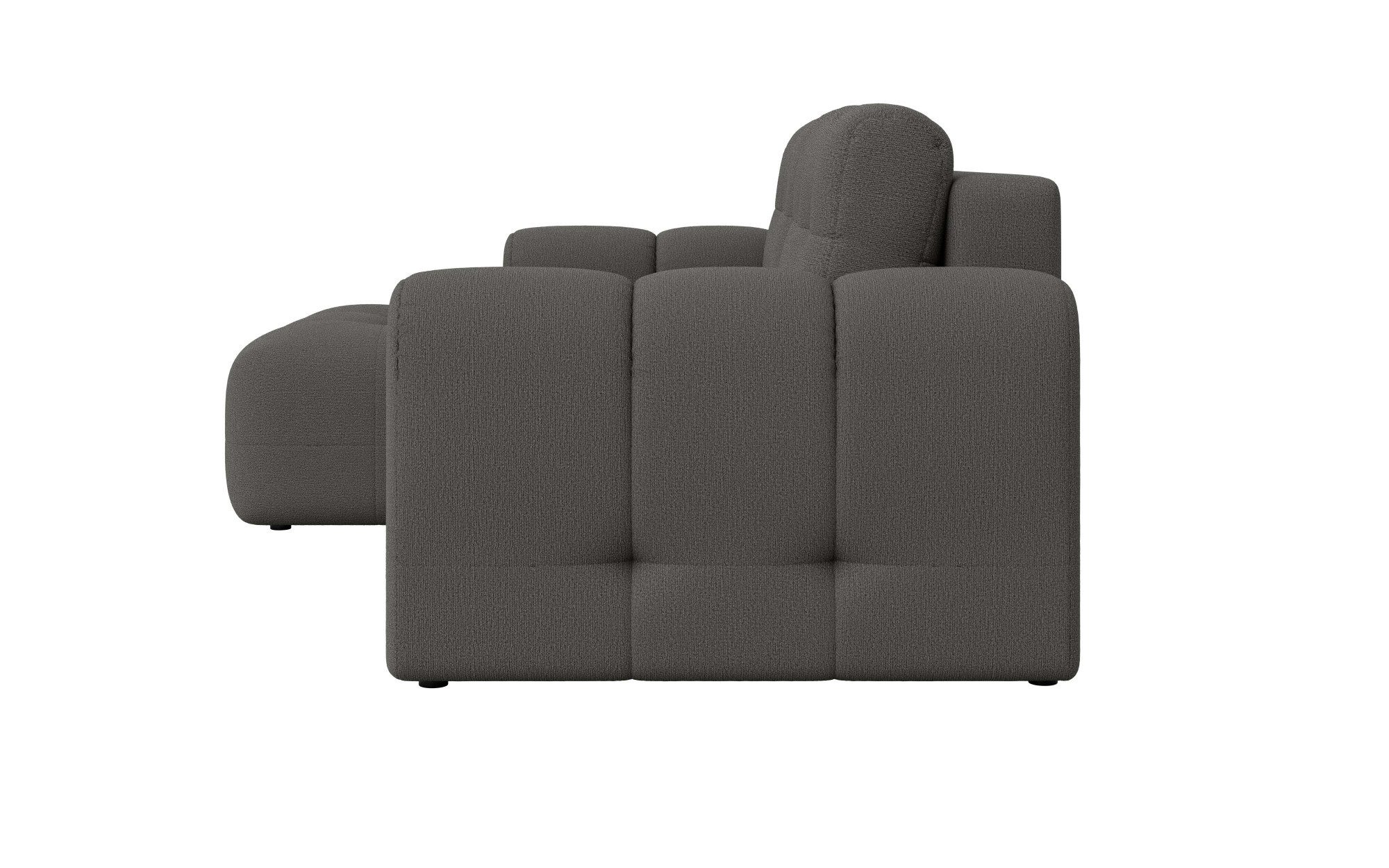 INOSIGN Hoekbank Manilla, optioneel met bedfunctie, B/D/H 265/170/91 cm L-vorm met recamiere rechts/links bestelbaar, golfondersteuning