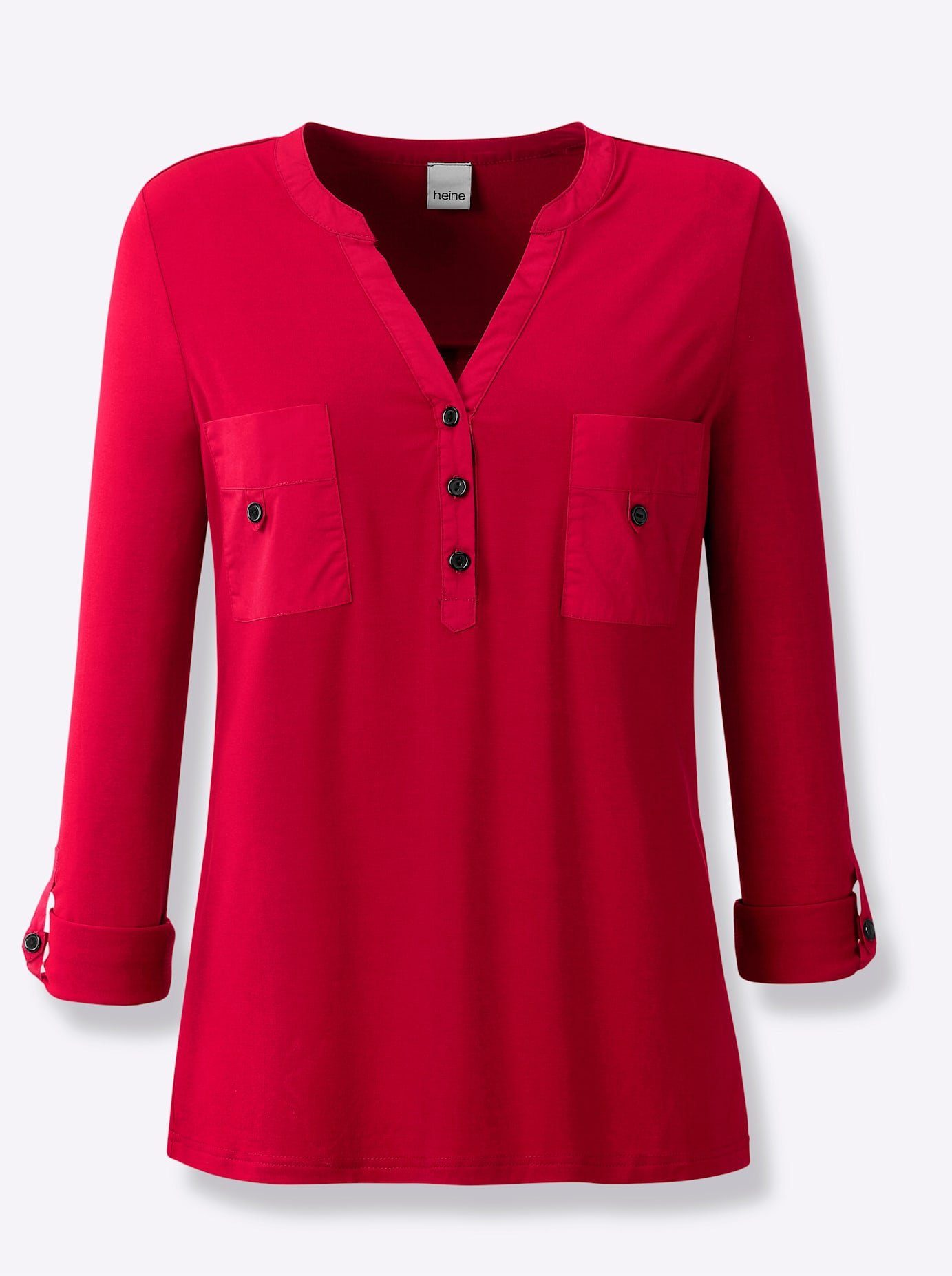 heine Shirt met lange mouwen Shirtblouse (1-delig)