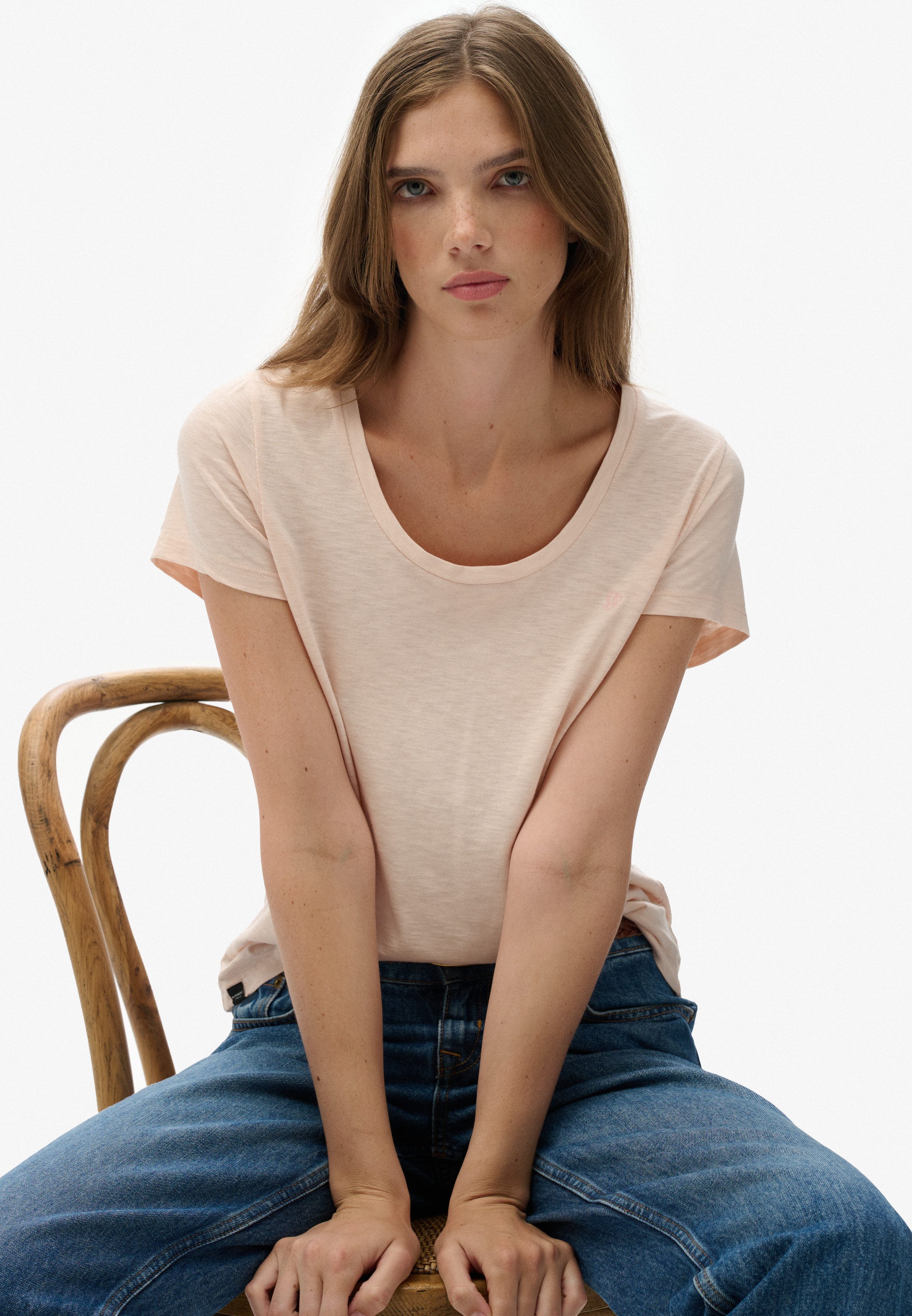 Superdry T-shirt STUDIOS SCOOP NECK TEE