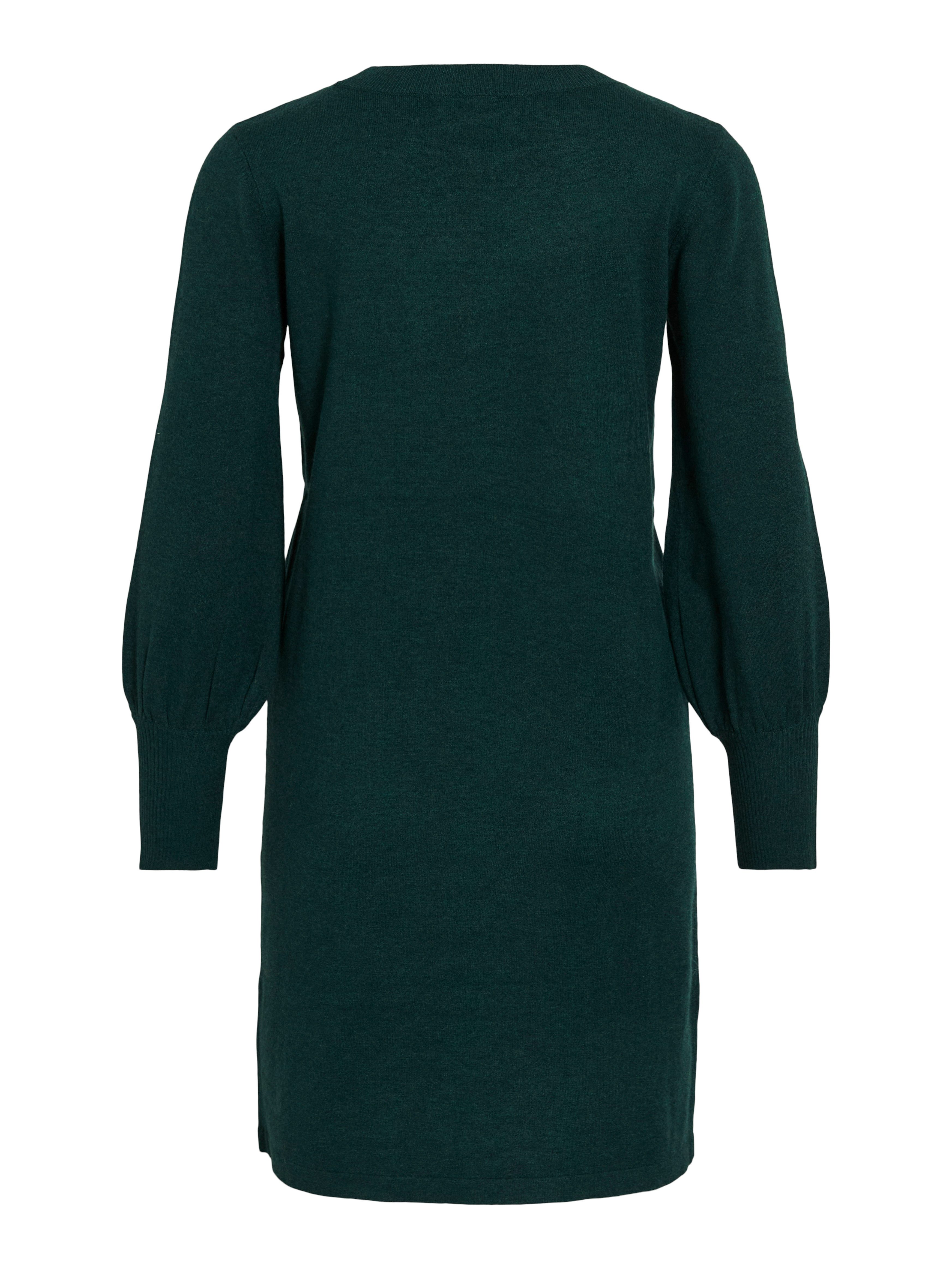 Vila Gebreide jurk VIKERRY O-NECK KNIT DRESS - NOOS