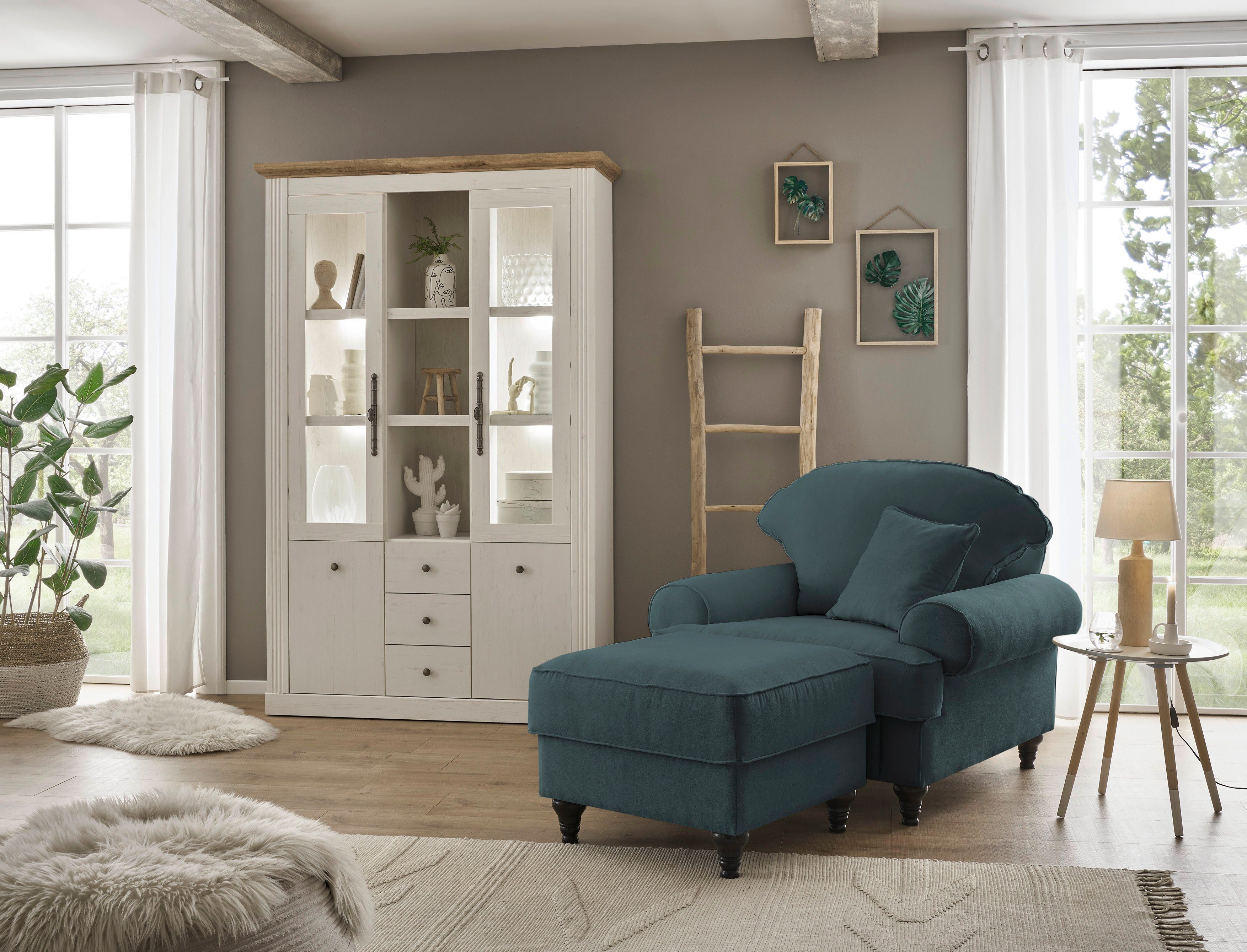 Home affaire Fauteuil Westminster met binnenveringsinterieur (set, 2 stuks)