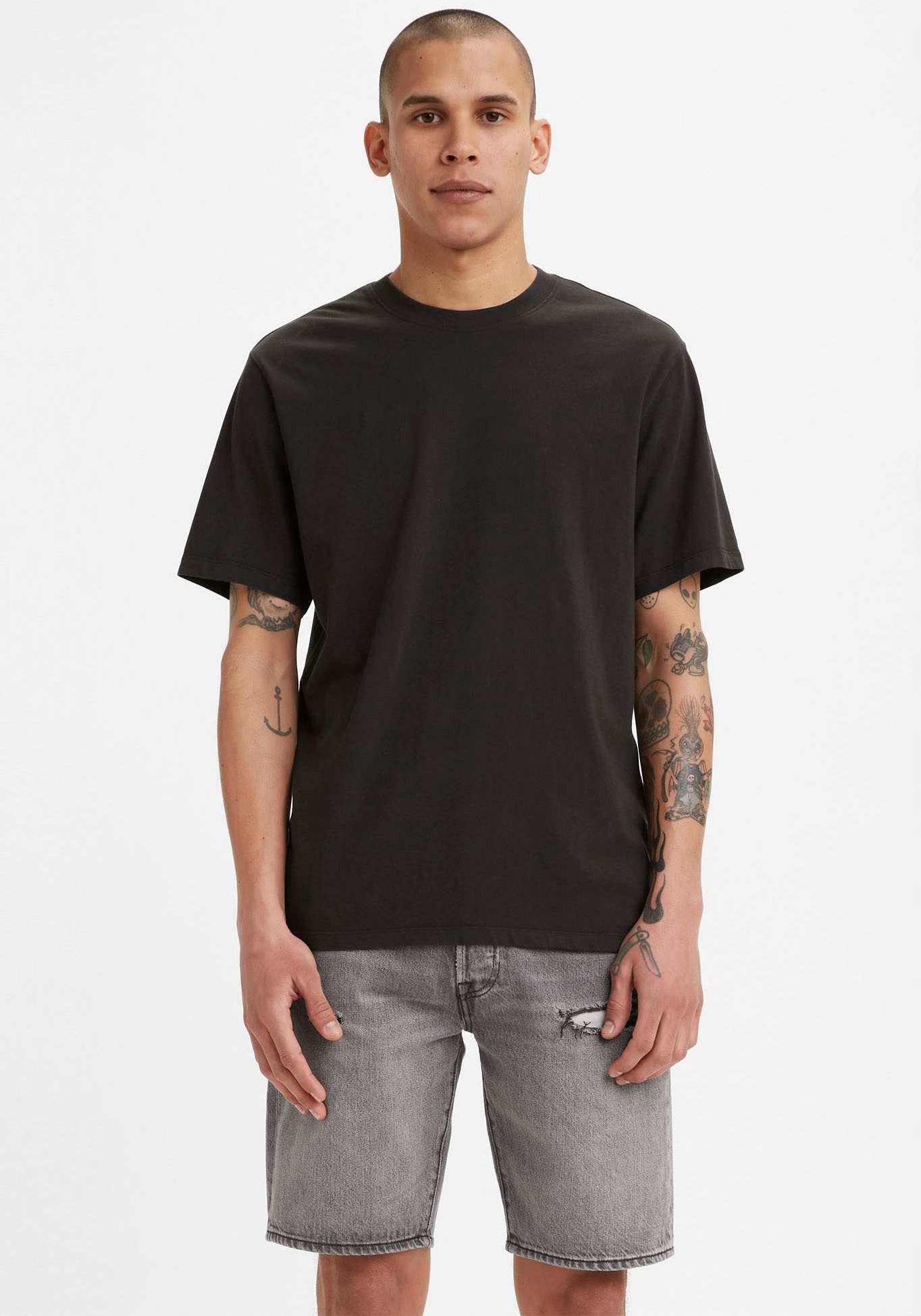 Levi's® T-shirt THE ESSENT met een ronde hals