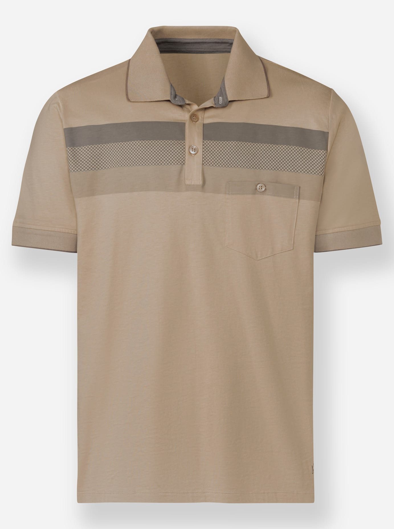 Marco Donati Poloshirt met korte mouwen (1-delig)