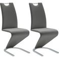 mca furniture vrijdragende stoel amado set van 2, 4 en 6 stuks, stoel belastbaar tot 120 kg (set) grijs