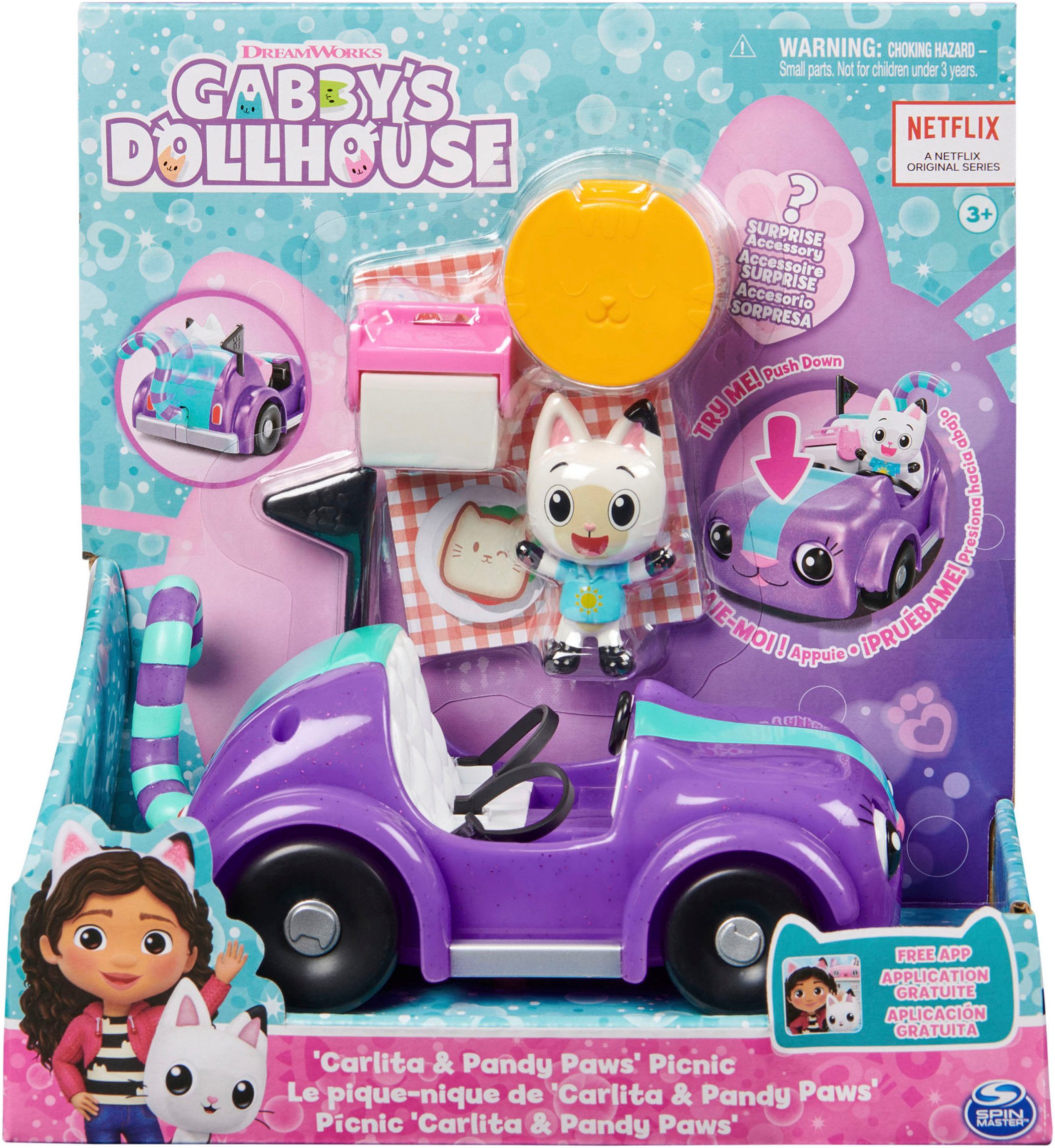 Spin Master Speelgoedauto Gabby's Dollhouse – Carlita Vehicle