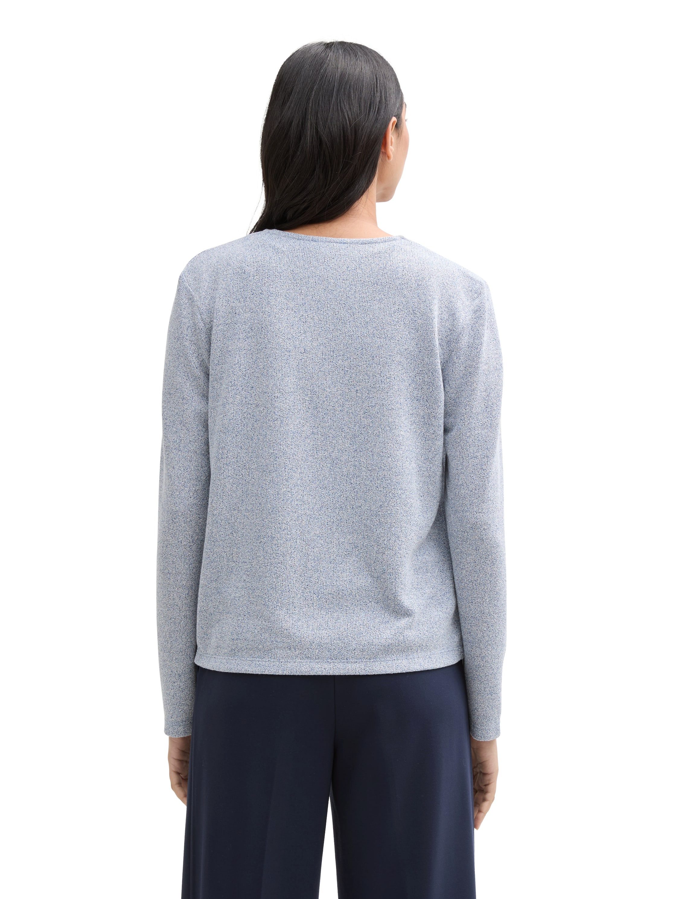 Tom Tailor Cardigan open aan de voorkant en kraagloos