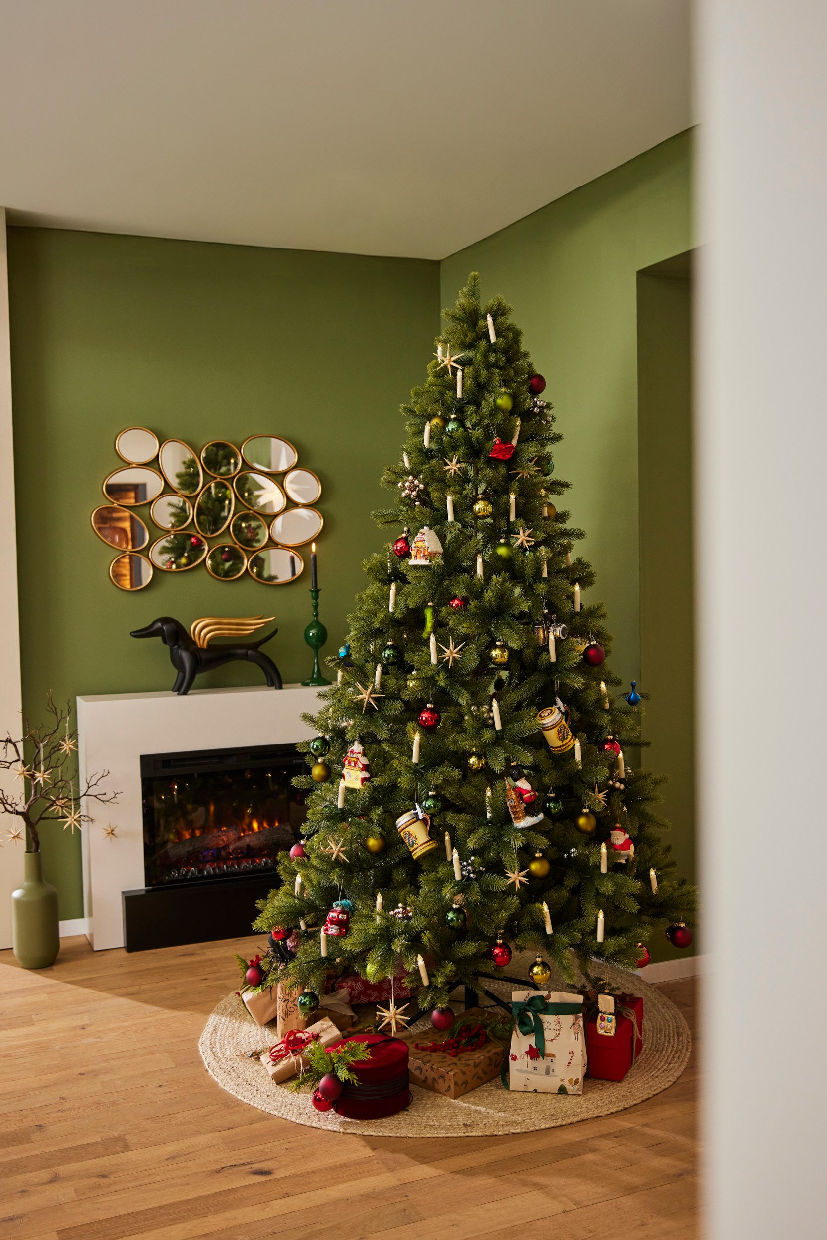 Creativ deco Kunstkerstboom Kerstversiering buiten, kunstkerstboom, dennenboom